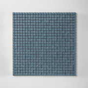 Chroma Pixel | Soft Denim 1/2x1/2" Square Matte Mosaic Tile