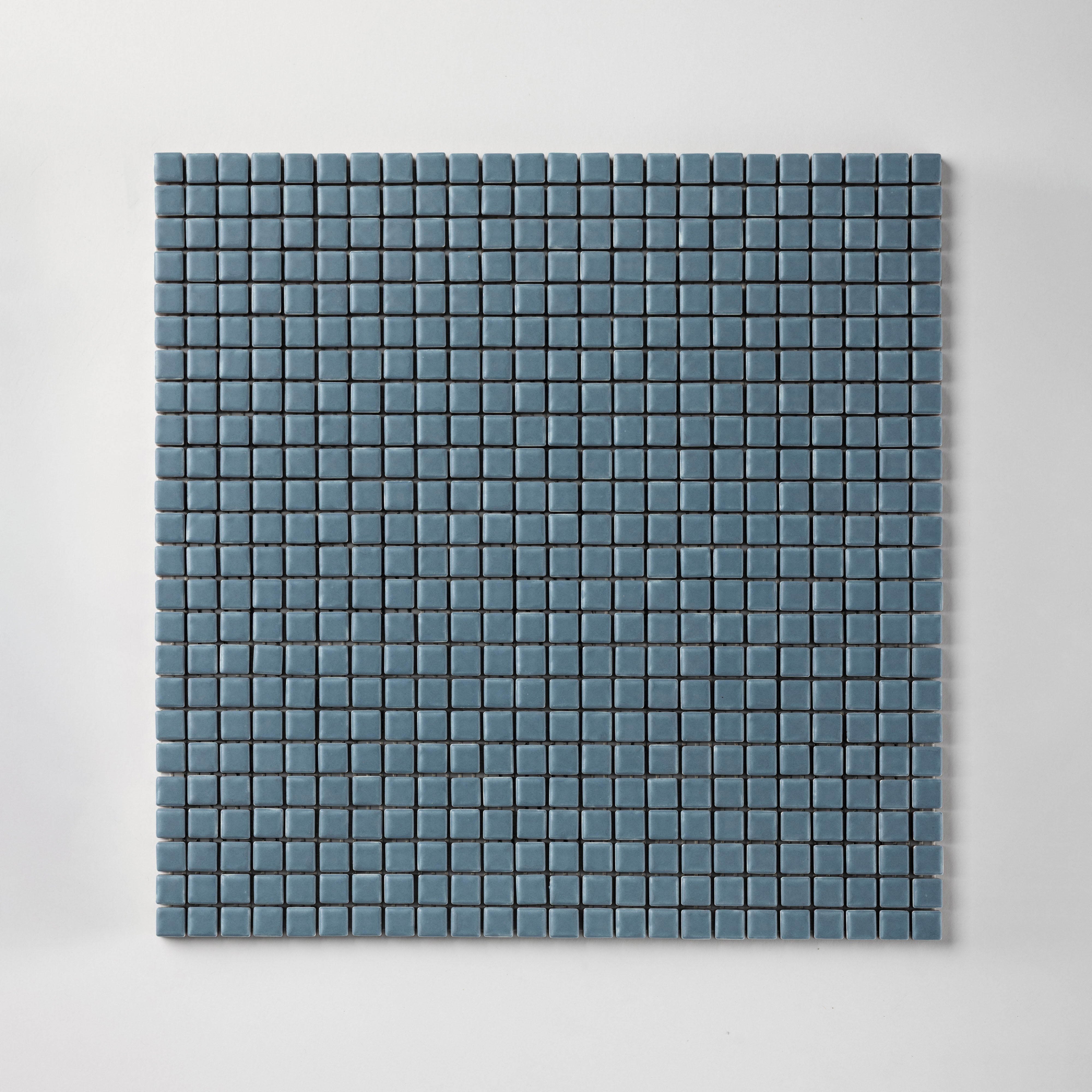 Chroma Pixel | Soft Denim 1/2x1/2" Square Matte Mosaic Tile