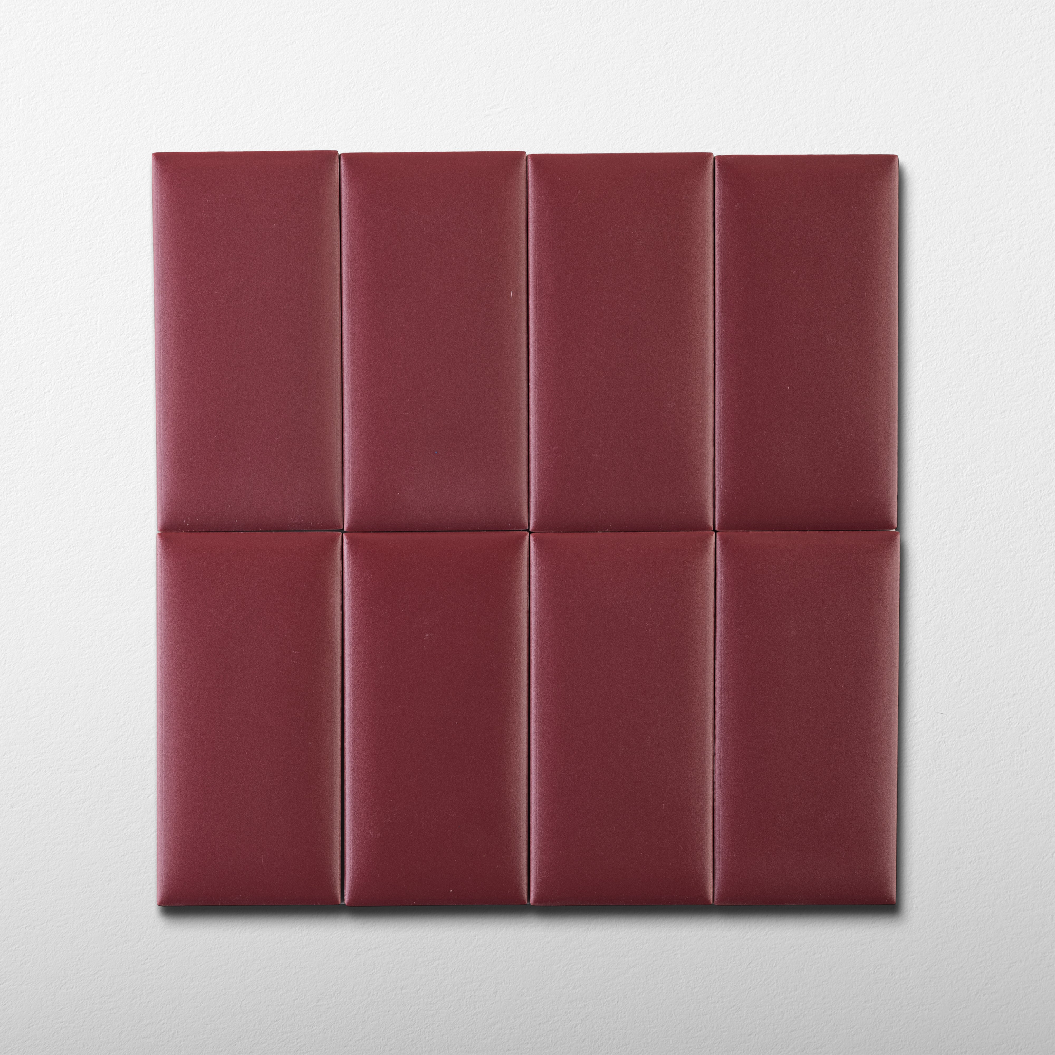 Bonbon 2.25x4.5 Cranberry Matte Porcelain Tile