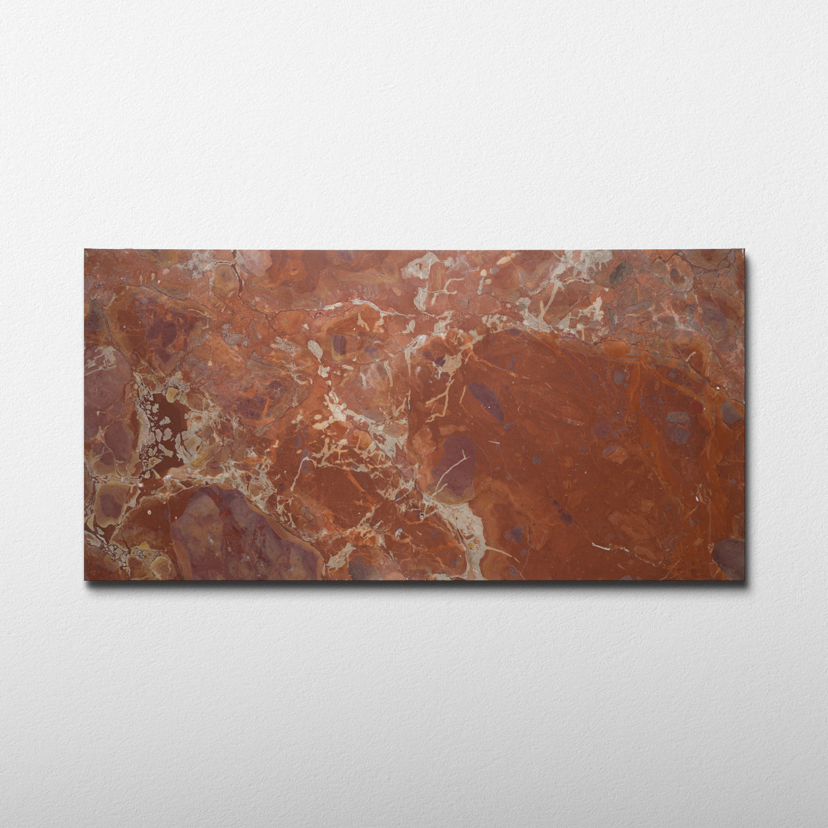 Rosso Melograno Marble 12x24 Honed Field Tile