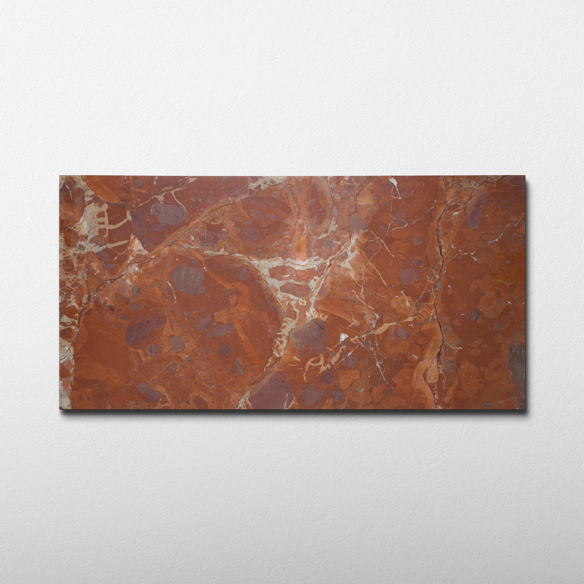 Rosso Melograno Marble 12x24 Honed Field Tile