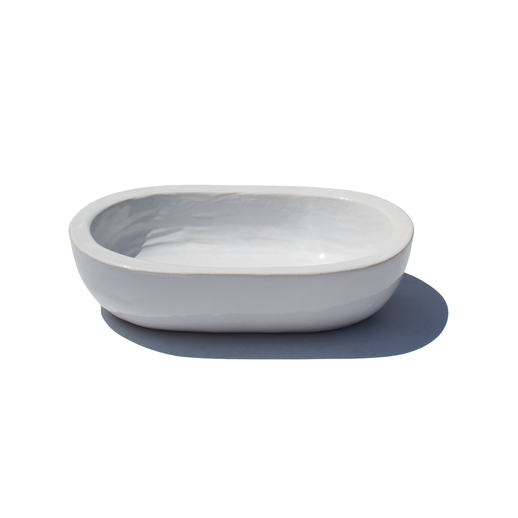 Off-White Glazed Terracotta Sink