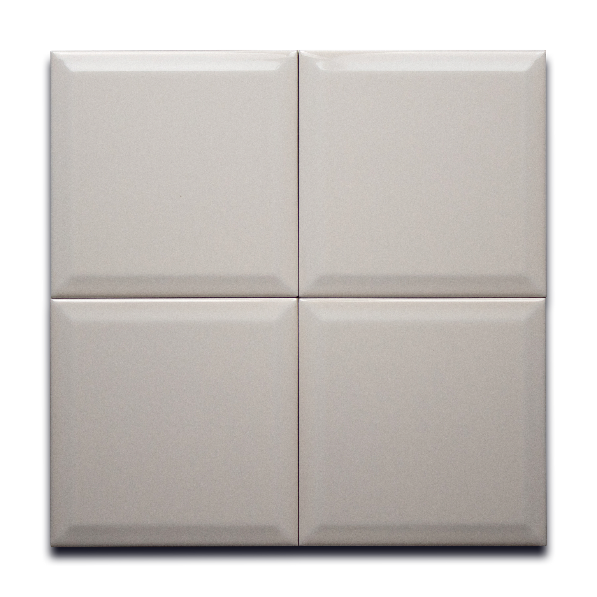 Eggshell White 6X6 Bevelled