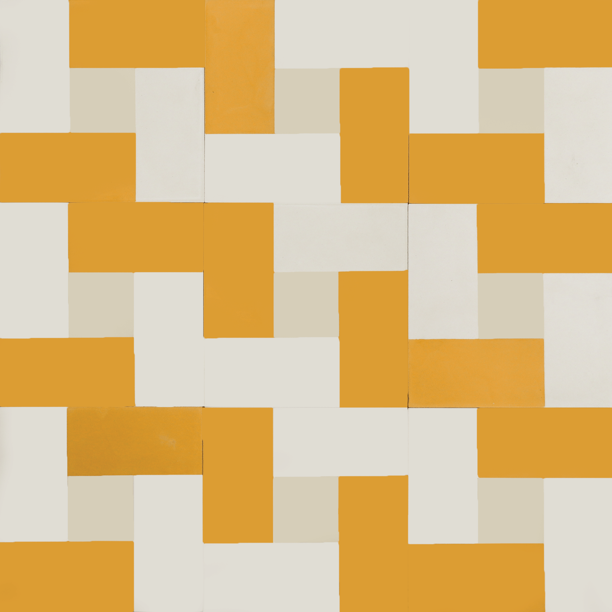 Apricot Array Cement Tile - Cemento Collection