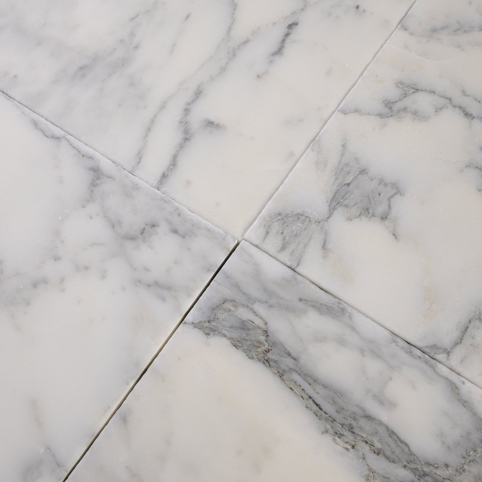 Arabescato Corchia Marble 12x12 Patina Tile - Cemento Collection