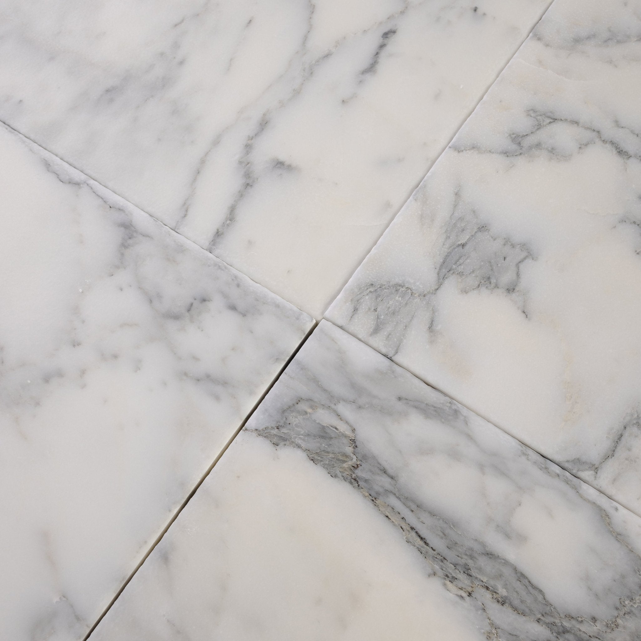 Arabescato Corchia Marble 12x12 Patina Tile - Cemento Collection