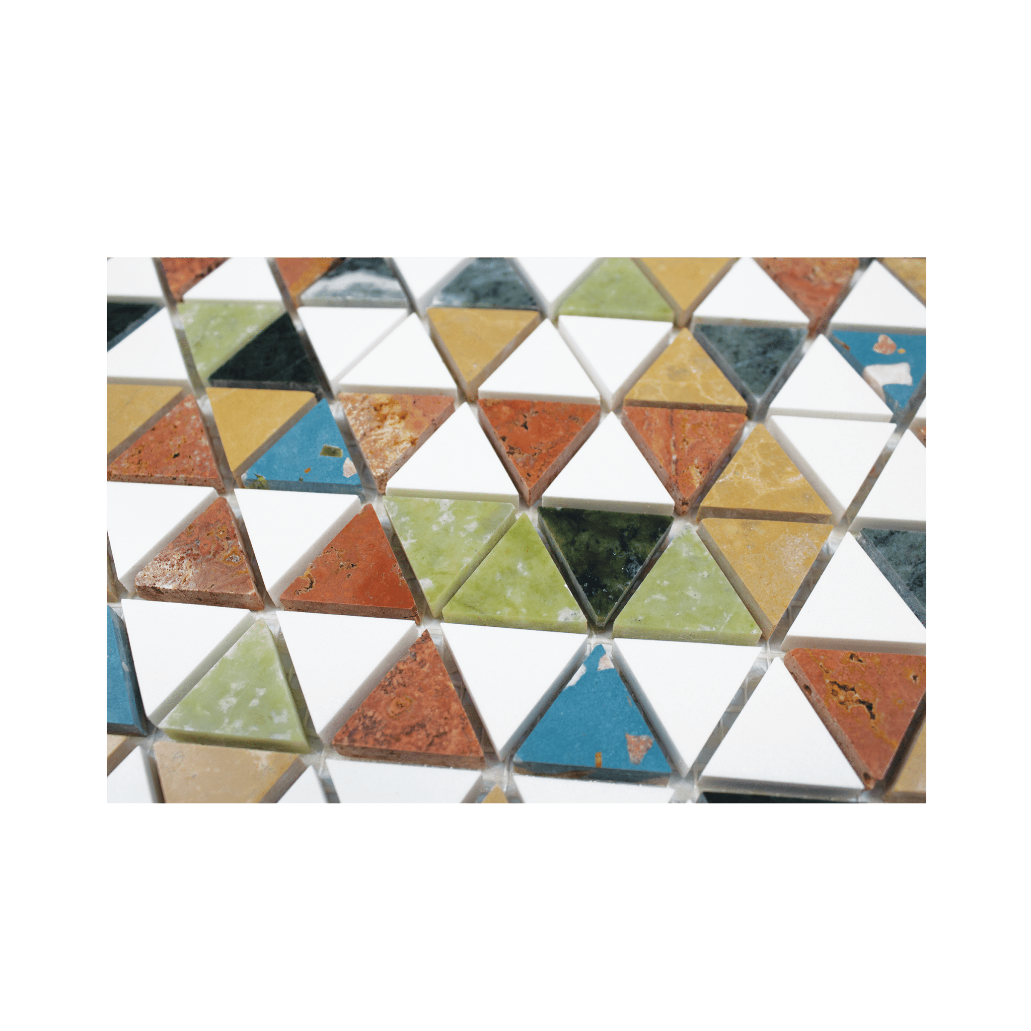 Artistic Harmony Natural Stones Honed Mosaic Tiles - Cemento Collection