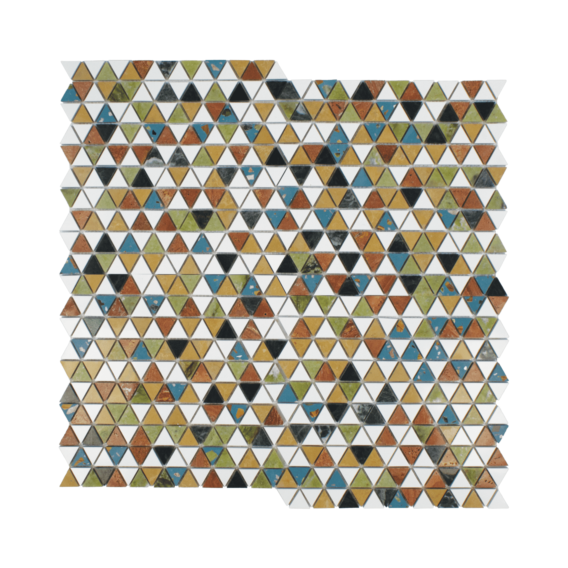 Artistic Harmony Natural Stones Honed Mosaic Tiles - Cemento Collection