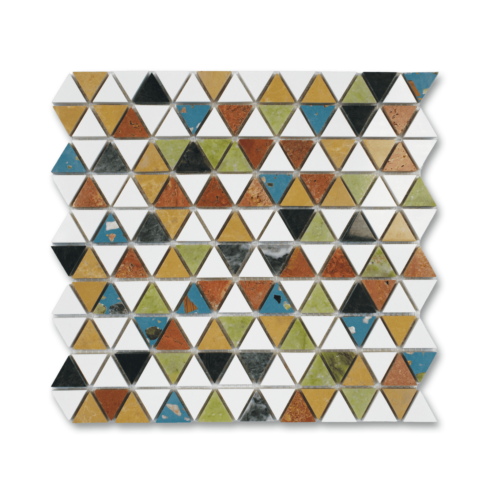 Artistic Harmony Natural Stones Honed Mosaic Tiles - Cemento Collection