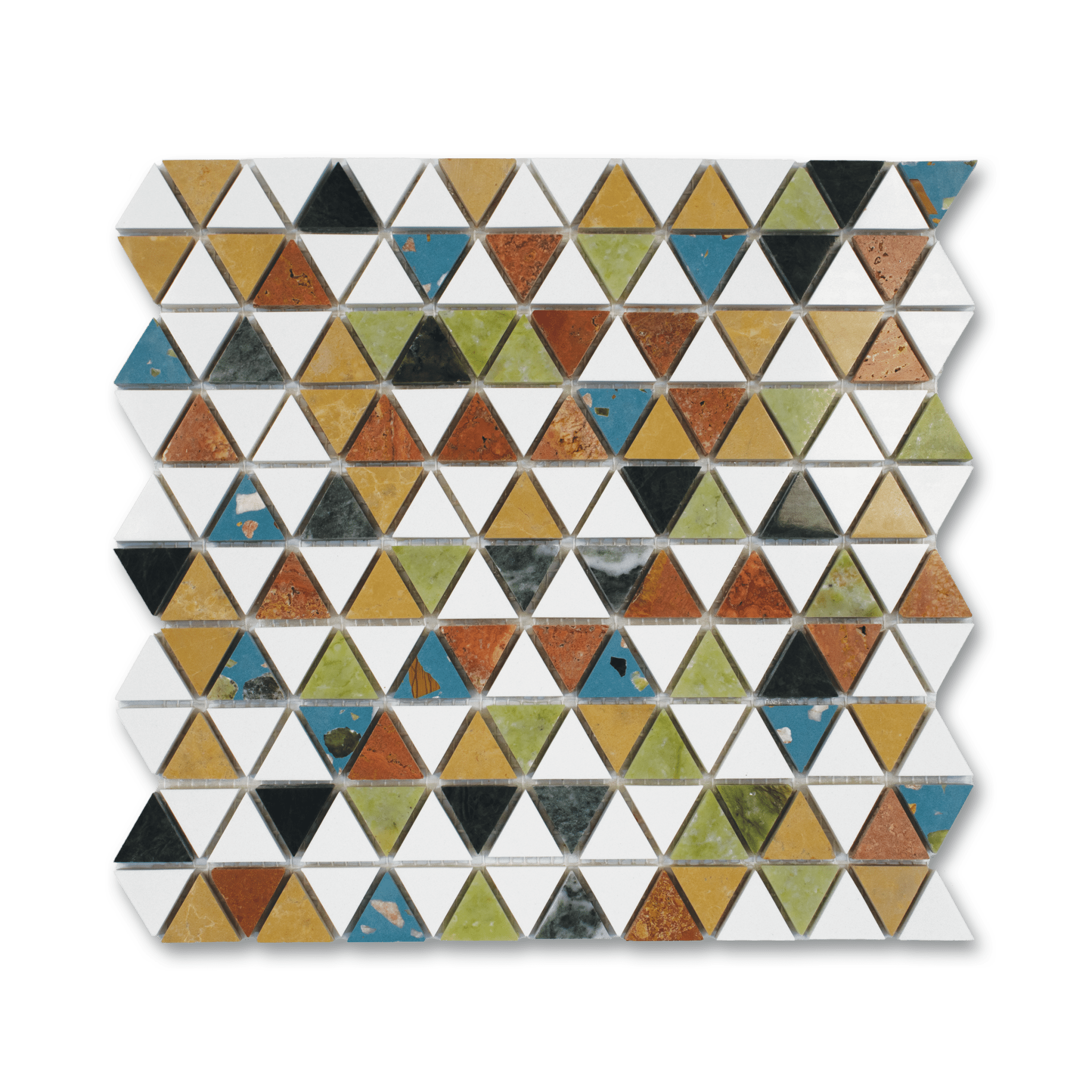 Artistic Harmony Natural Stones Honed Mosaic Tiles - Cemento Collection