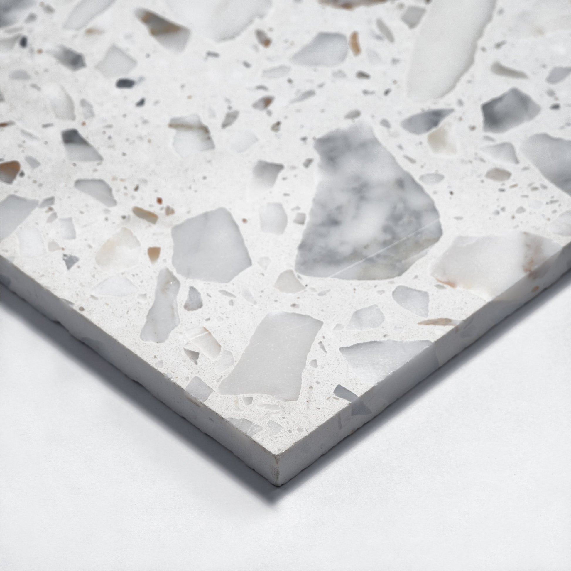 Asinara 16x16 Terrazzo Tile - Cemento Collection