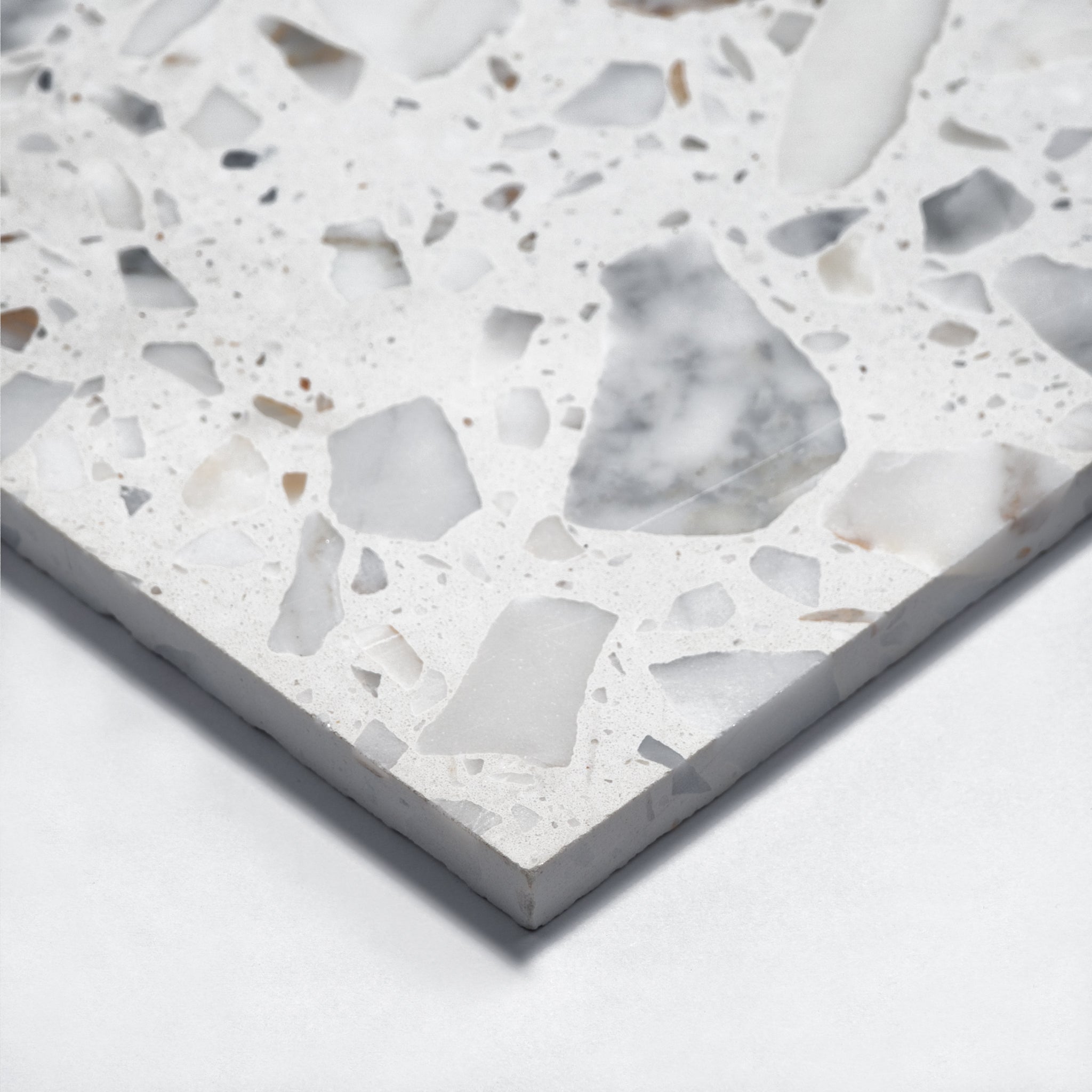 Asinara 16x16 Terrazzo Tile - Cemento Collection