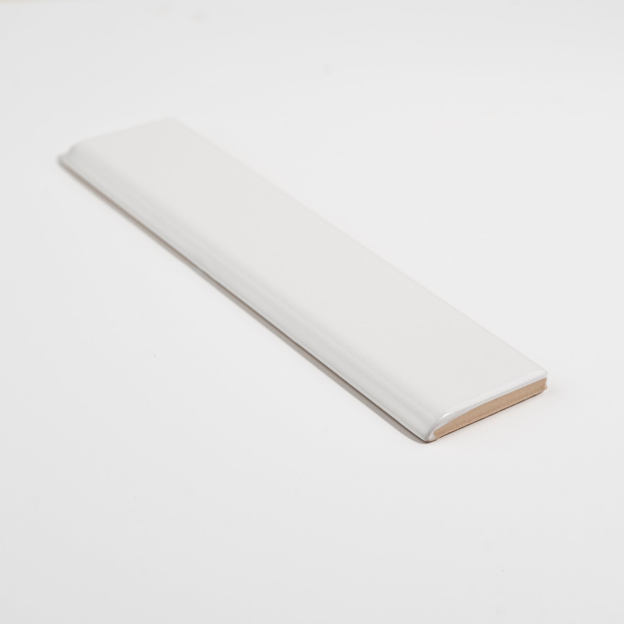 Pure White Ceramic Bullnose