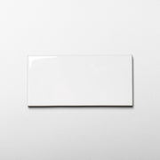 Basics Subway Pure White 3x6 Glossy Ceramic Tile