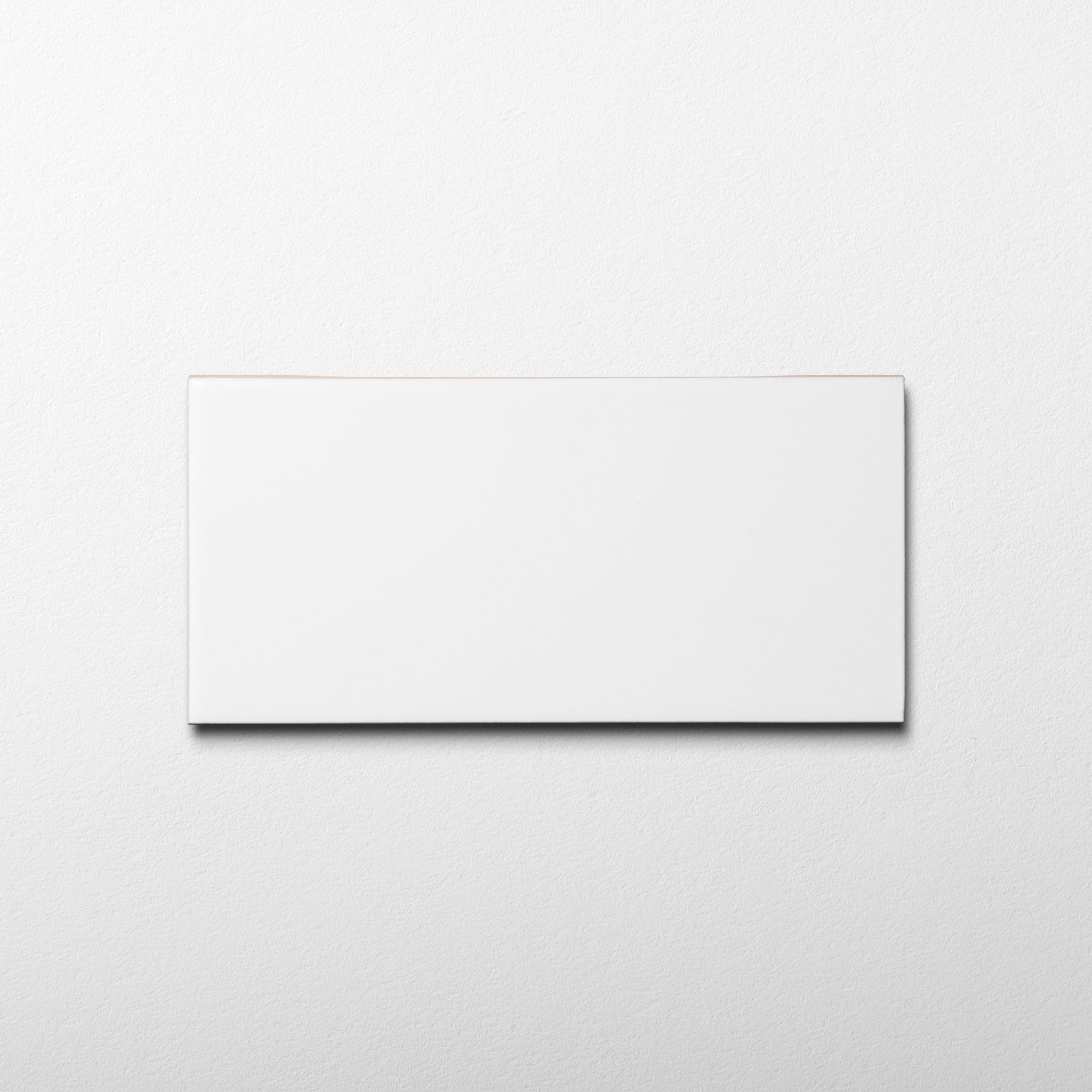 Basics Subway Pure White 3x6 Matte Ceramic Tile