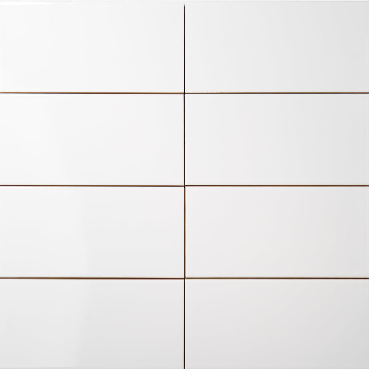 Pure White Ceramic Tile 4x8.5 Subway - Cemento Collection