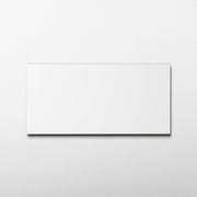 Basics Subway Pure White 4x8.5 Matte Ceramic Tile