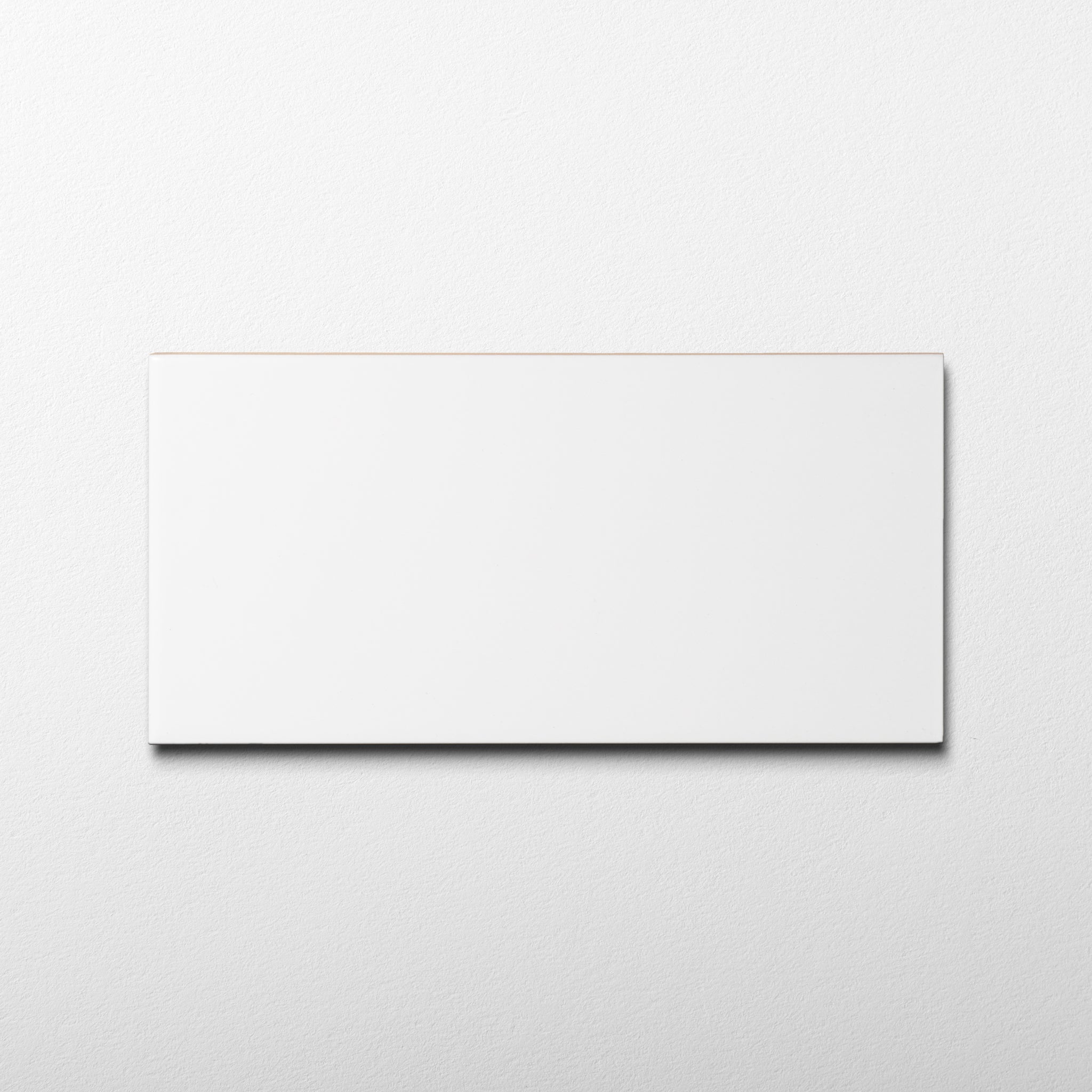 Basics Subway Pure White 4x8.5 Matte Ceramic Tile