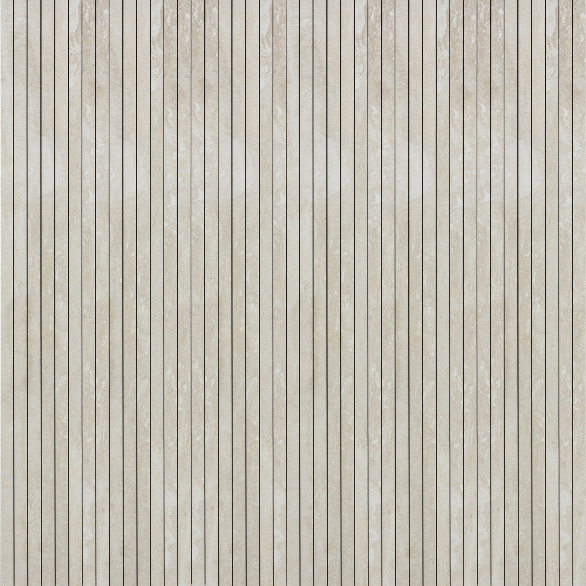 Beige Travertine 1x48 Strip Porcelain Tile - Cemento Collection