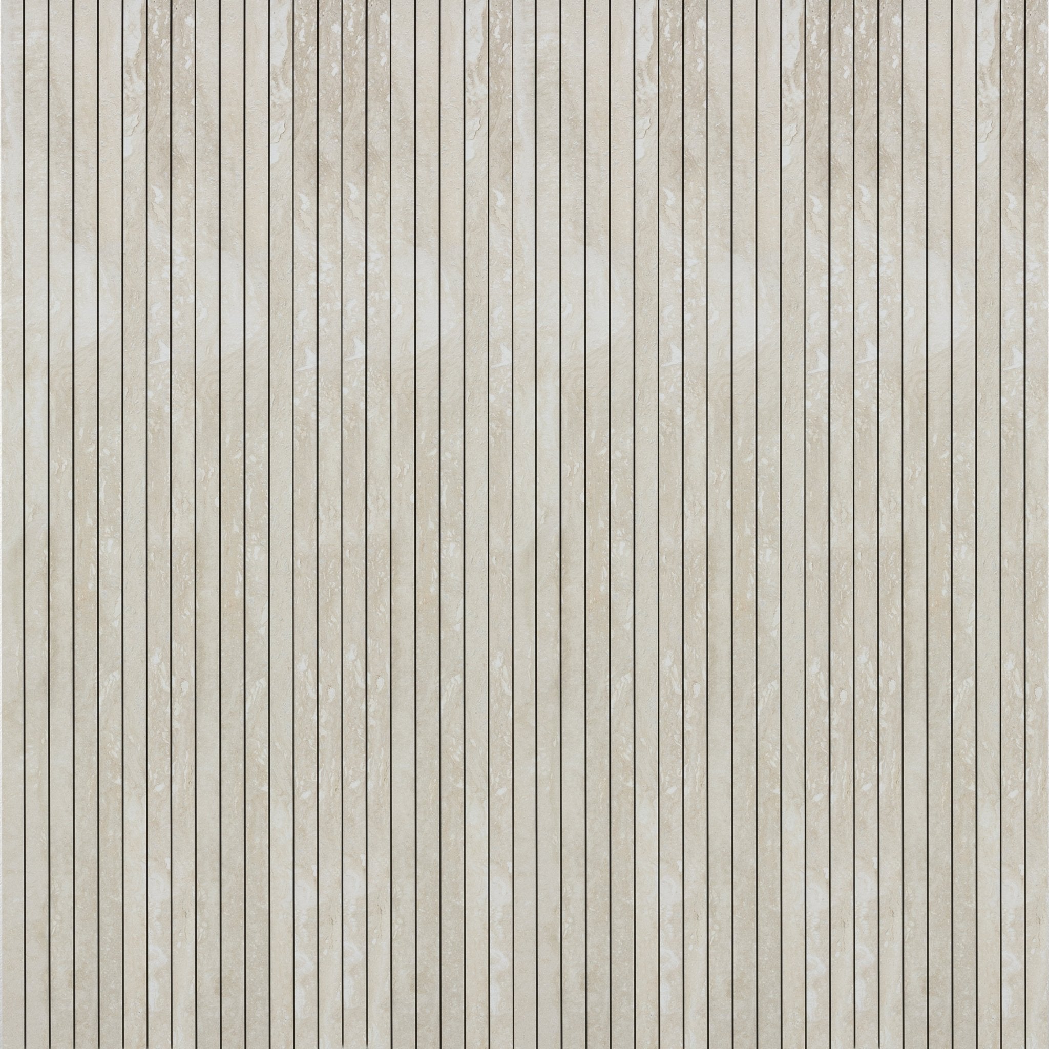 Beige Travertine 1x48 Strip Porcelain Tile - Cemento Collection