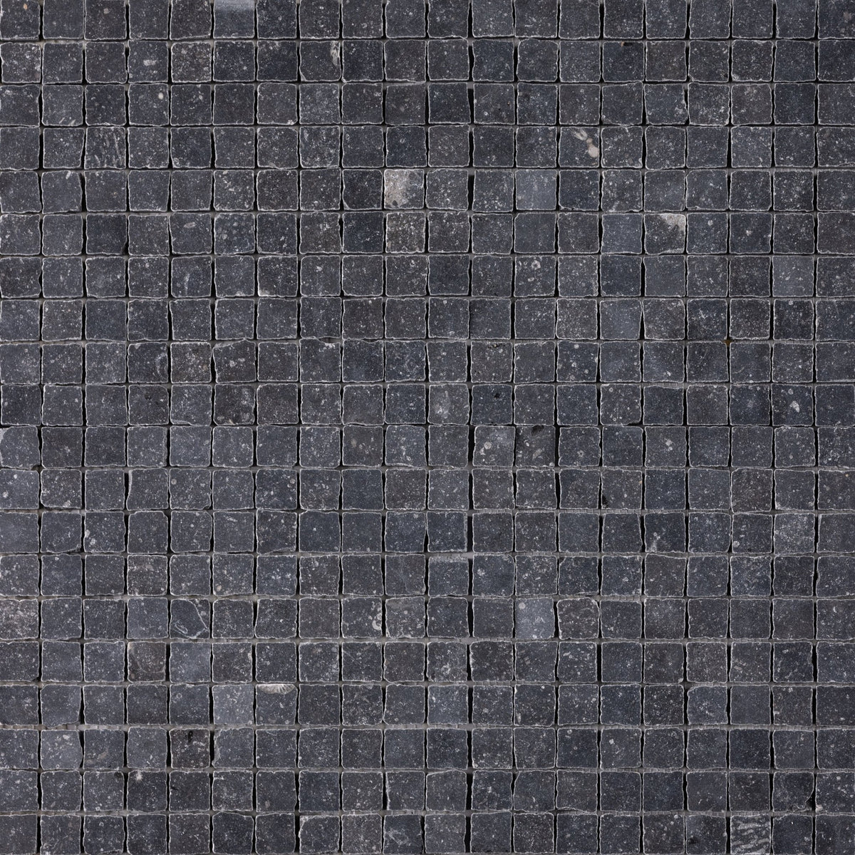 Belgian Bluestone 1x1 Patina Marble Mosaic Tile - Cemento Collection