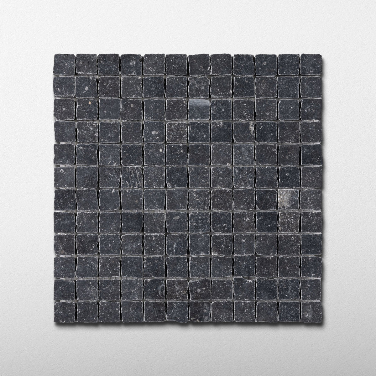Belgian Bluestone 1x1 Patina Marble Mosaic Tile - Cemento Collection