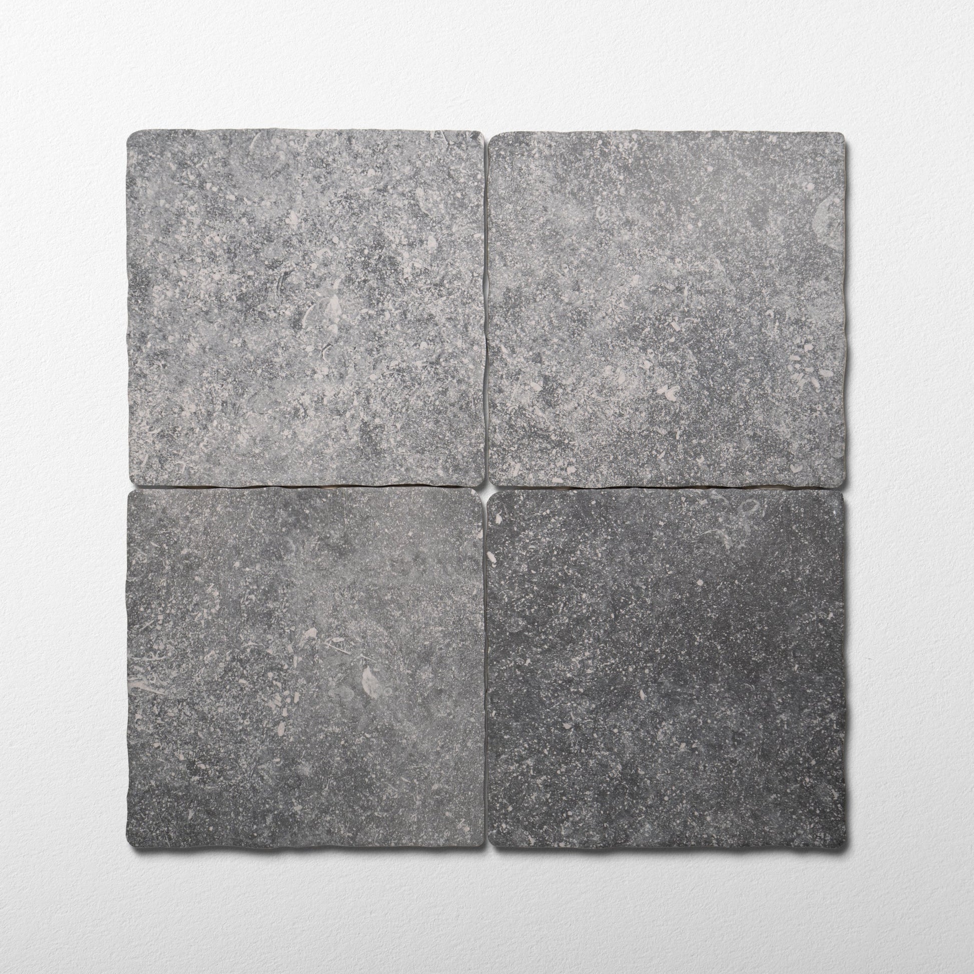 Belgian Bluestone Grey Tumbled Grip Porcelain Tile 12x12 | Cemento Collection