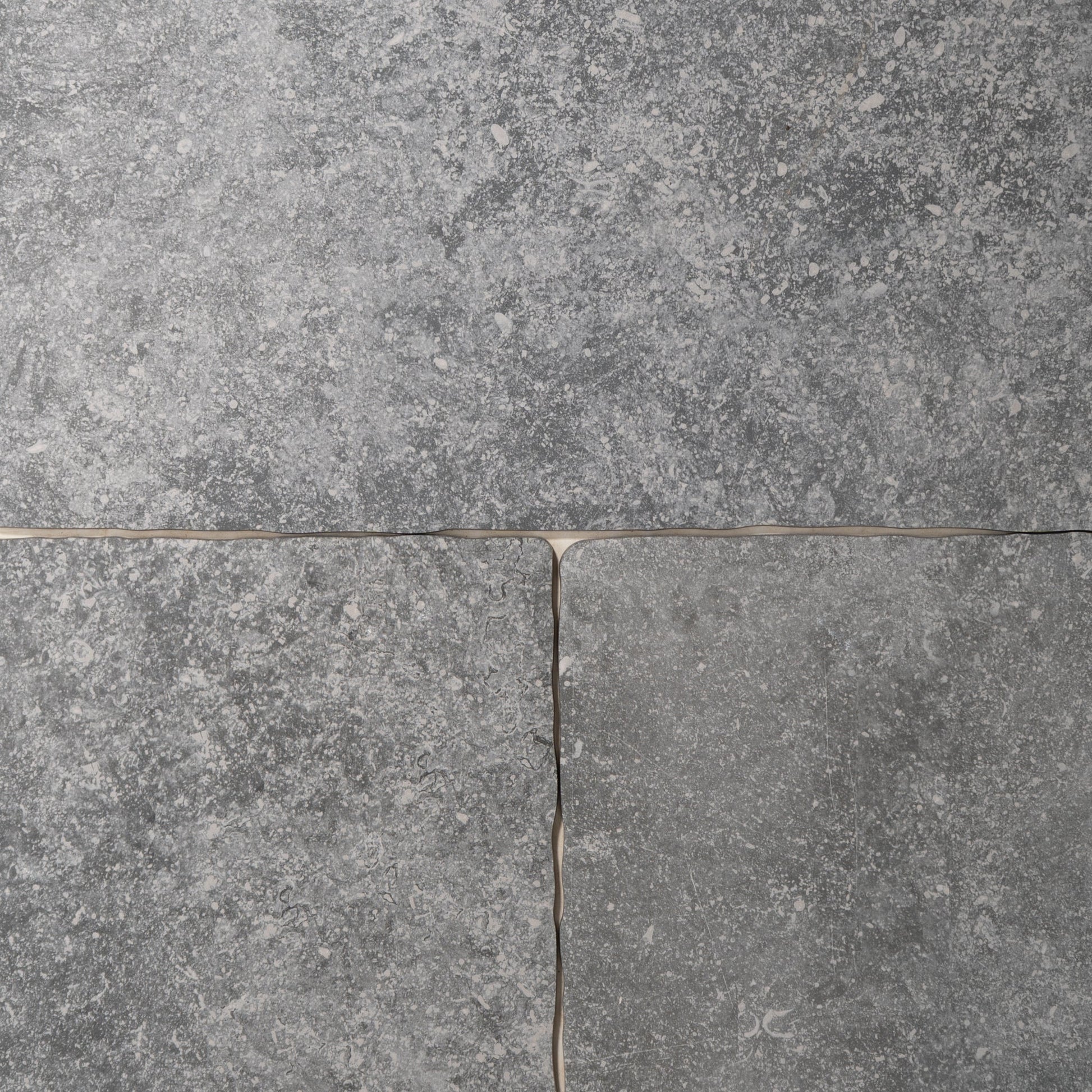 Belgian Bluestone Grey Tumbled Grip Porcelain Tile 12x20 | Cemento Collection
