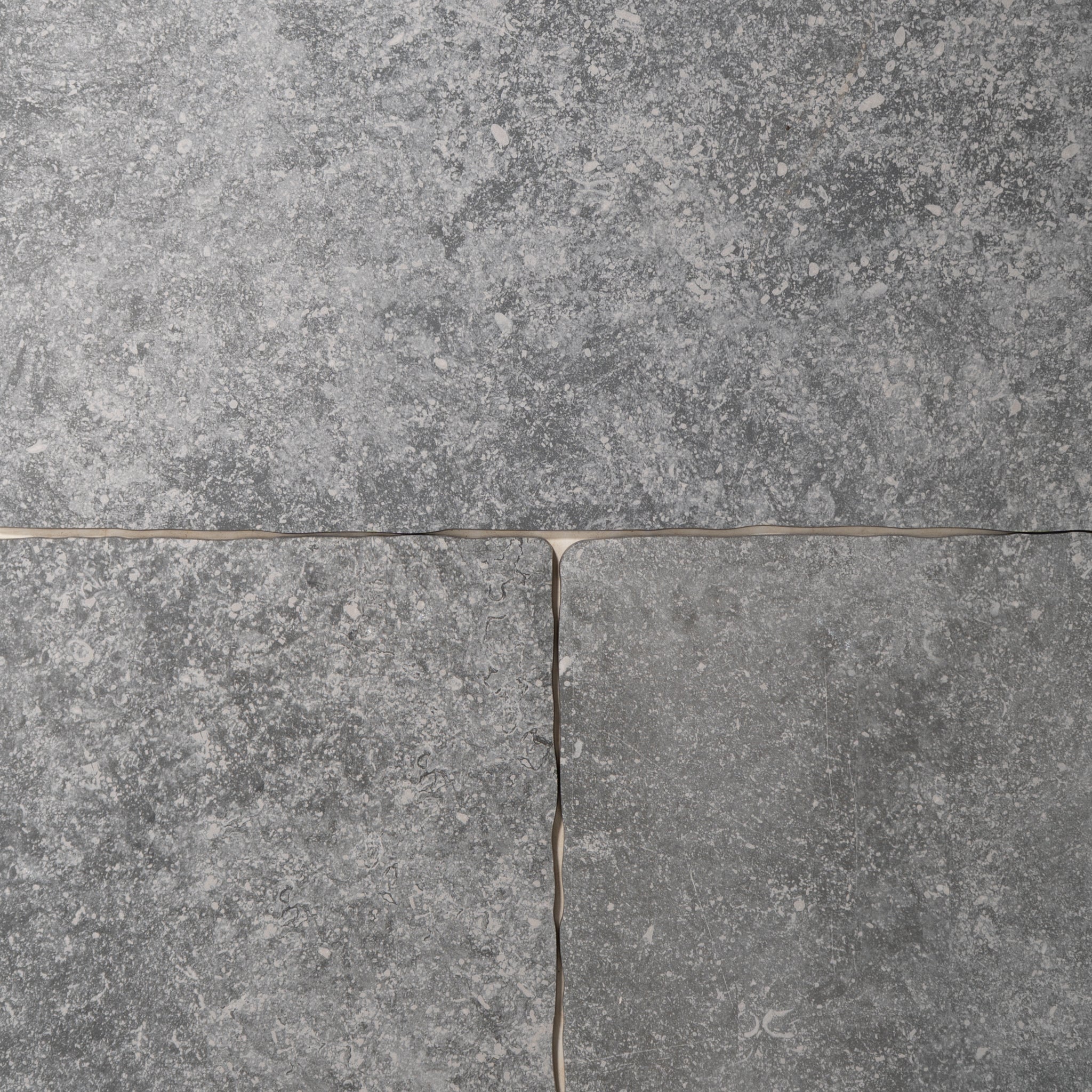 Belgian Bluestone Grey Tumbled Grip Porcelain Tile 12x20 | Cemento Collection