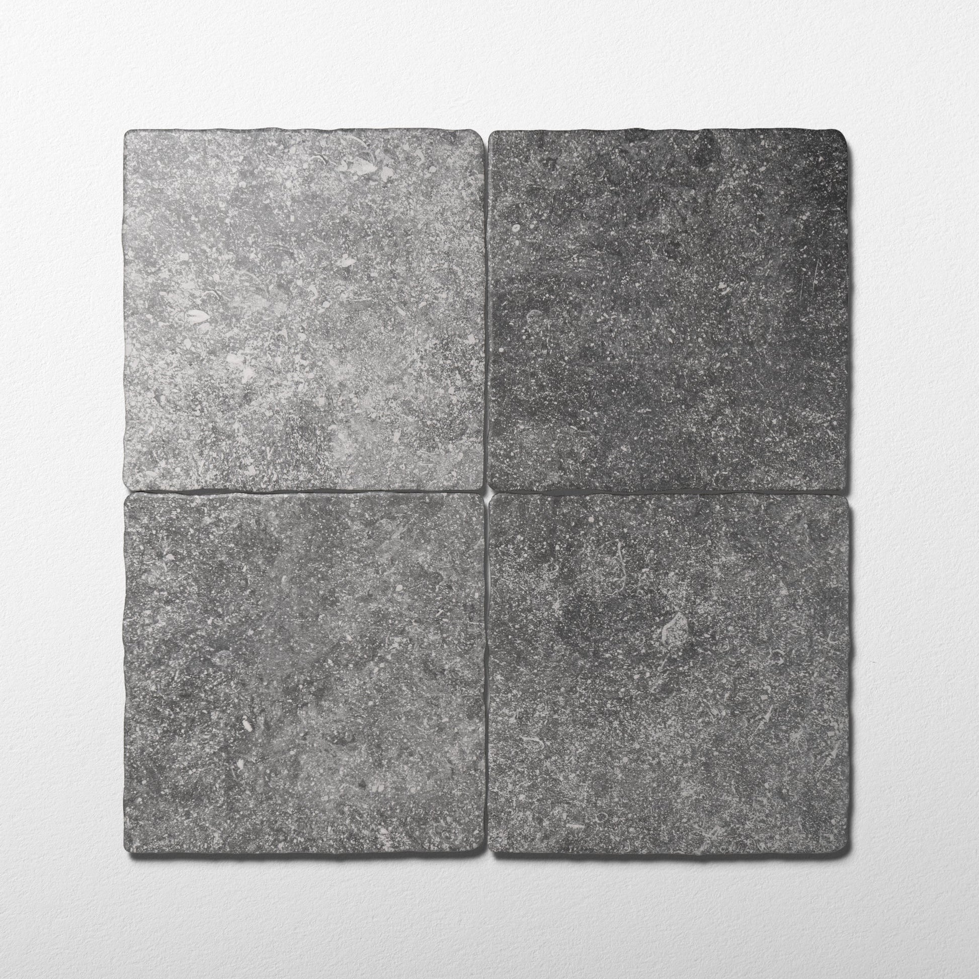 Belgian Bluestone Grey Tumbled Porcelain Tile 12x12 | Cemento Collection