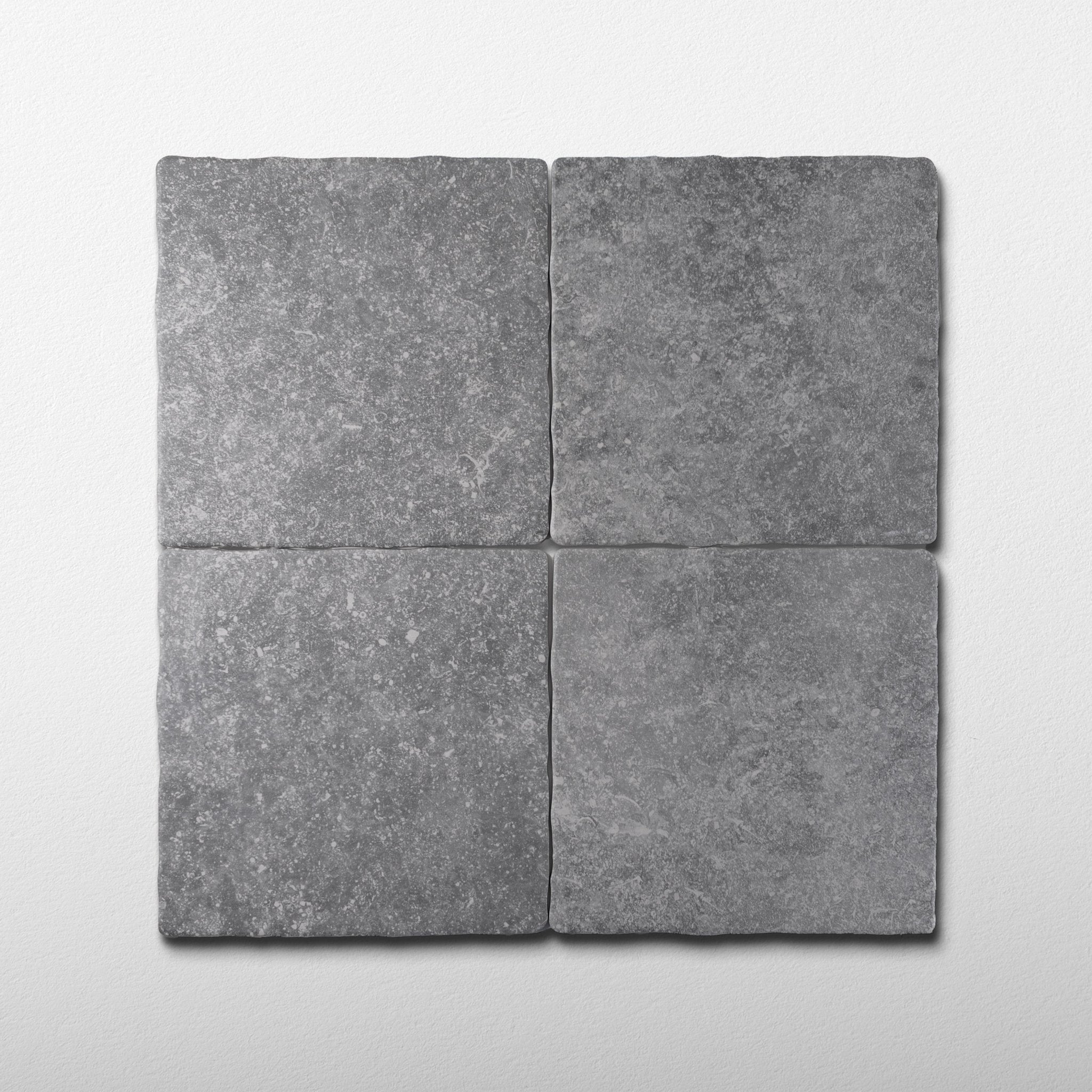 Belgian Bluestone Grey Tumbled Porcelain Tile 12x12 - Cemento Collection