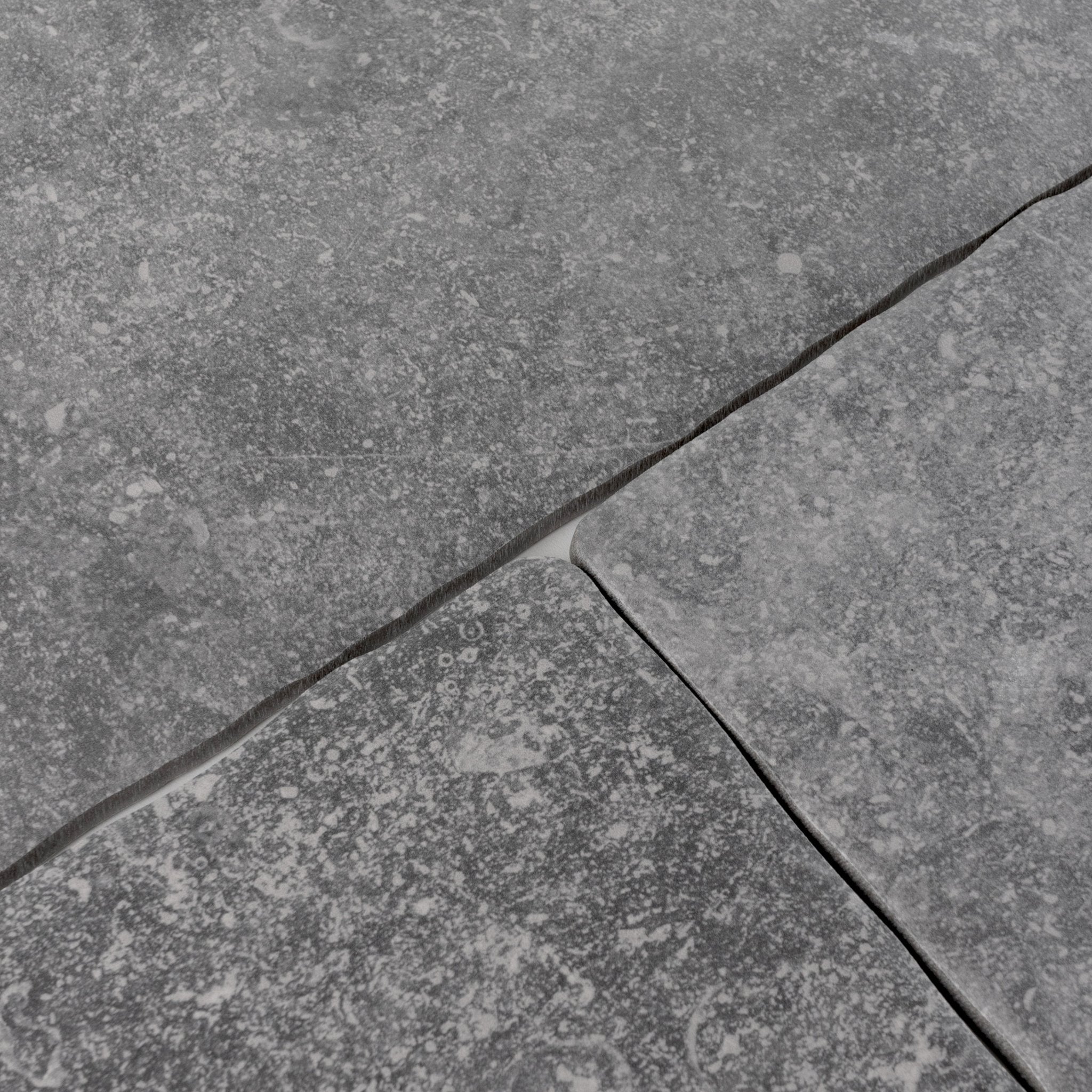 Belgian Bluestone Grey Tumbled Porcelain Tile 12x20 - Cemento Collection
