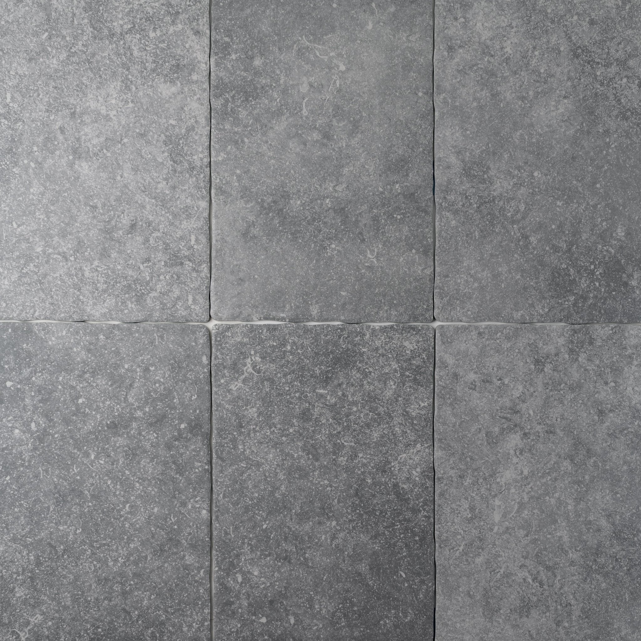 Belgian Bluestone Grey Tumbled Porcelain Tile 12x20 - Cemento Collection