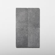 Belgian Bluestone Grey Tumbled Porcelain Tile 12x20 - Cemento Collection