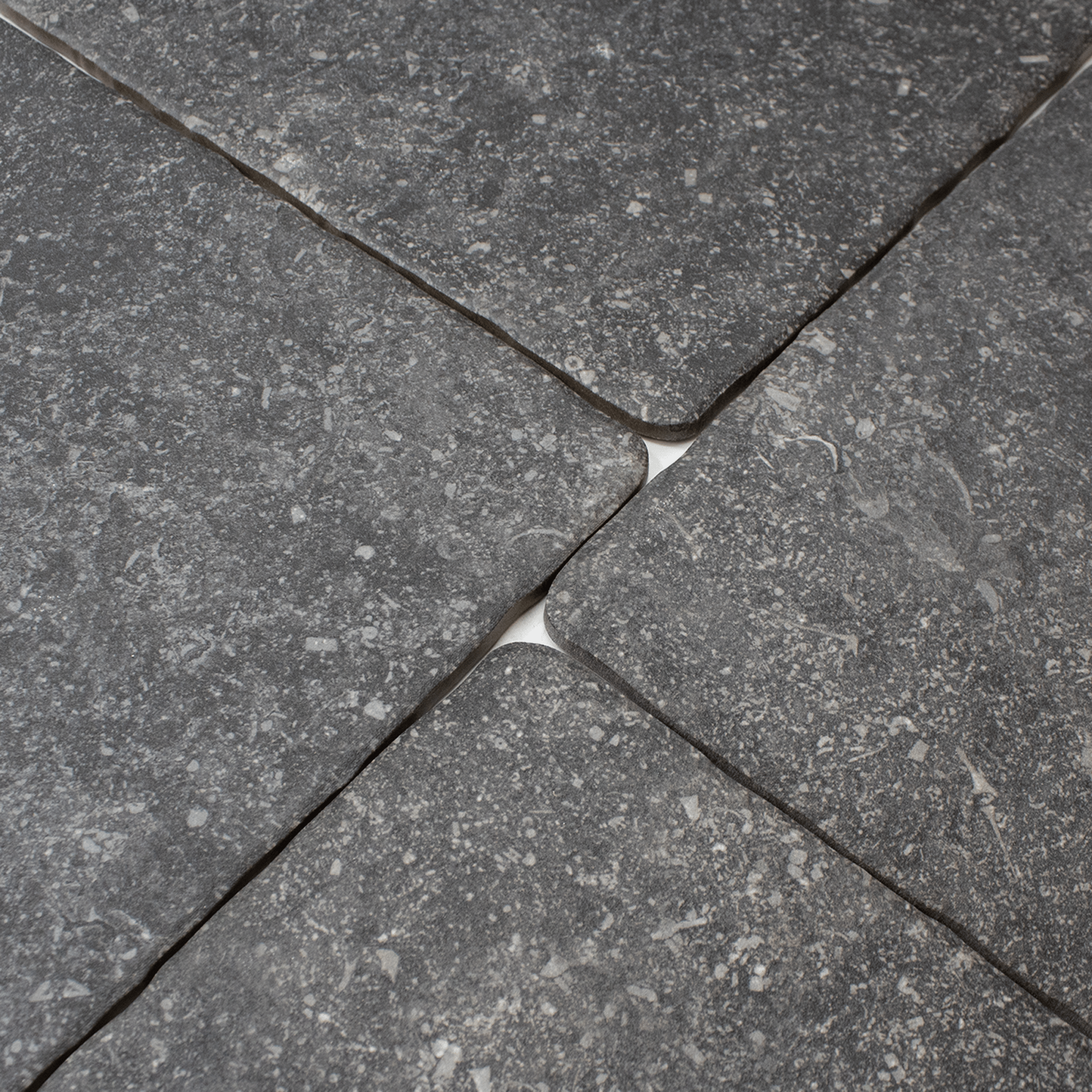 Belgian Bluestone Tumbled Grip Porcelain Tile 12x12 - Cemento Collection