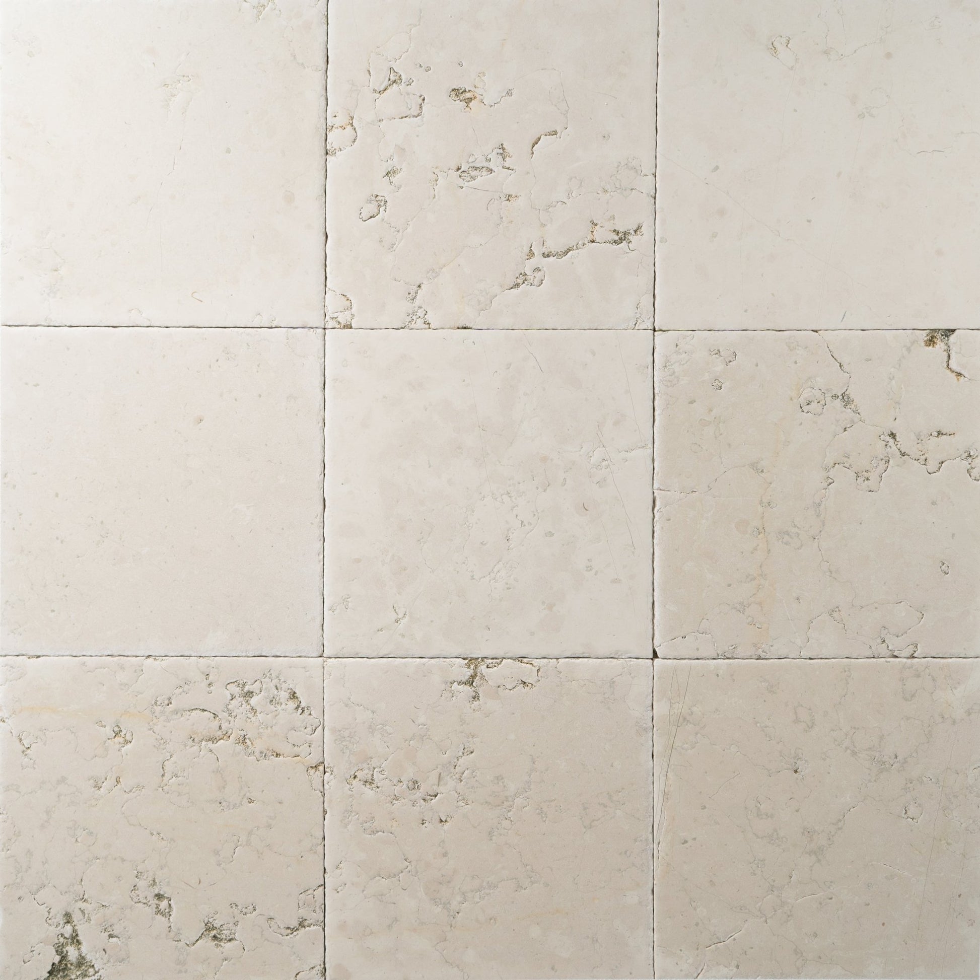 Bianco Perlino Marble 12x12 Patina Tile - Cemento Collection