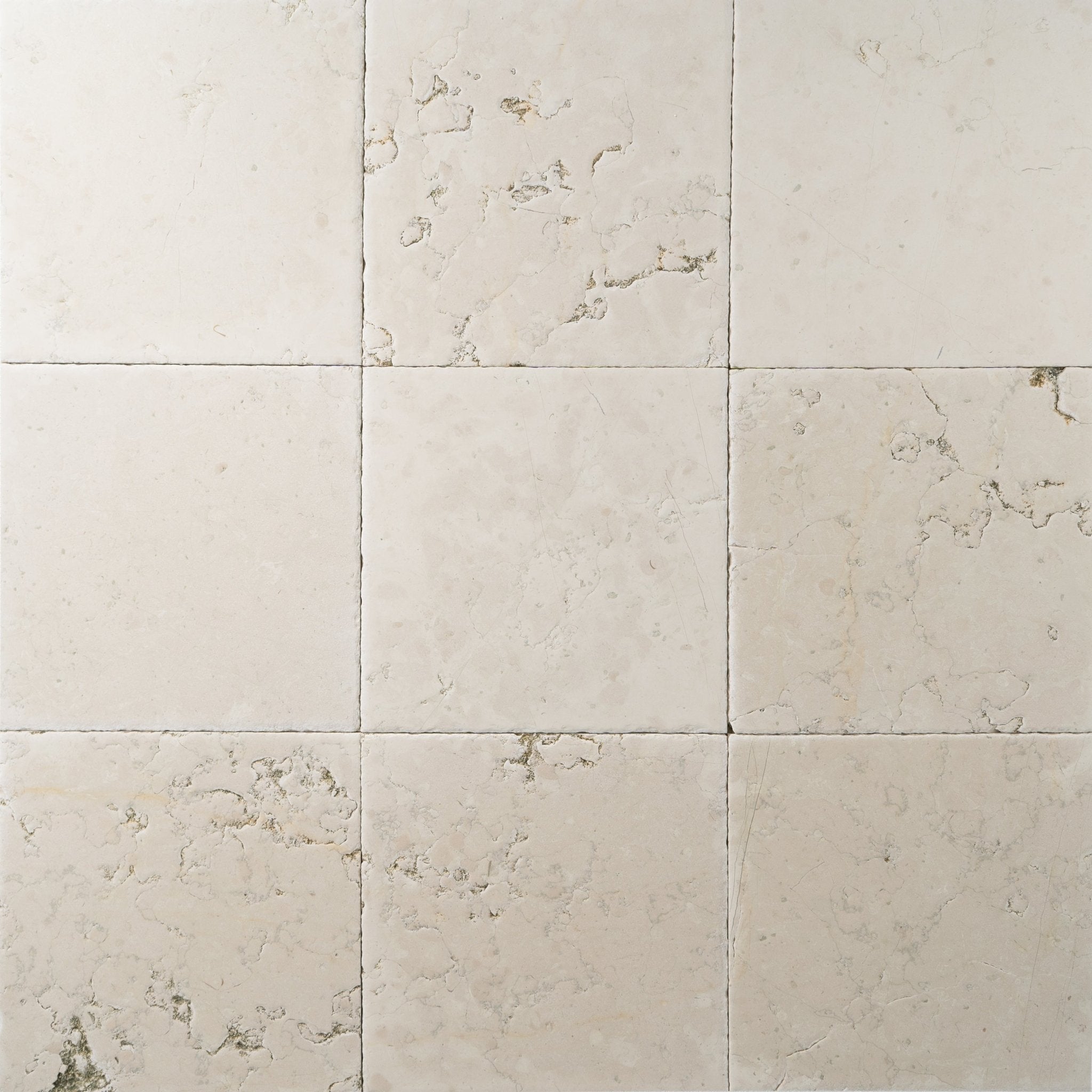 Bianco Perlino Marble 12x12 Patina Tile - Cemento Collection