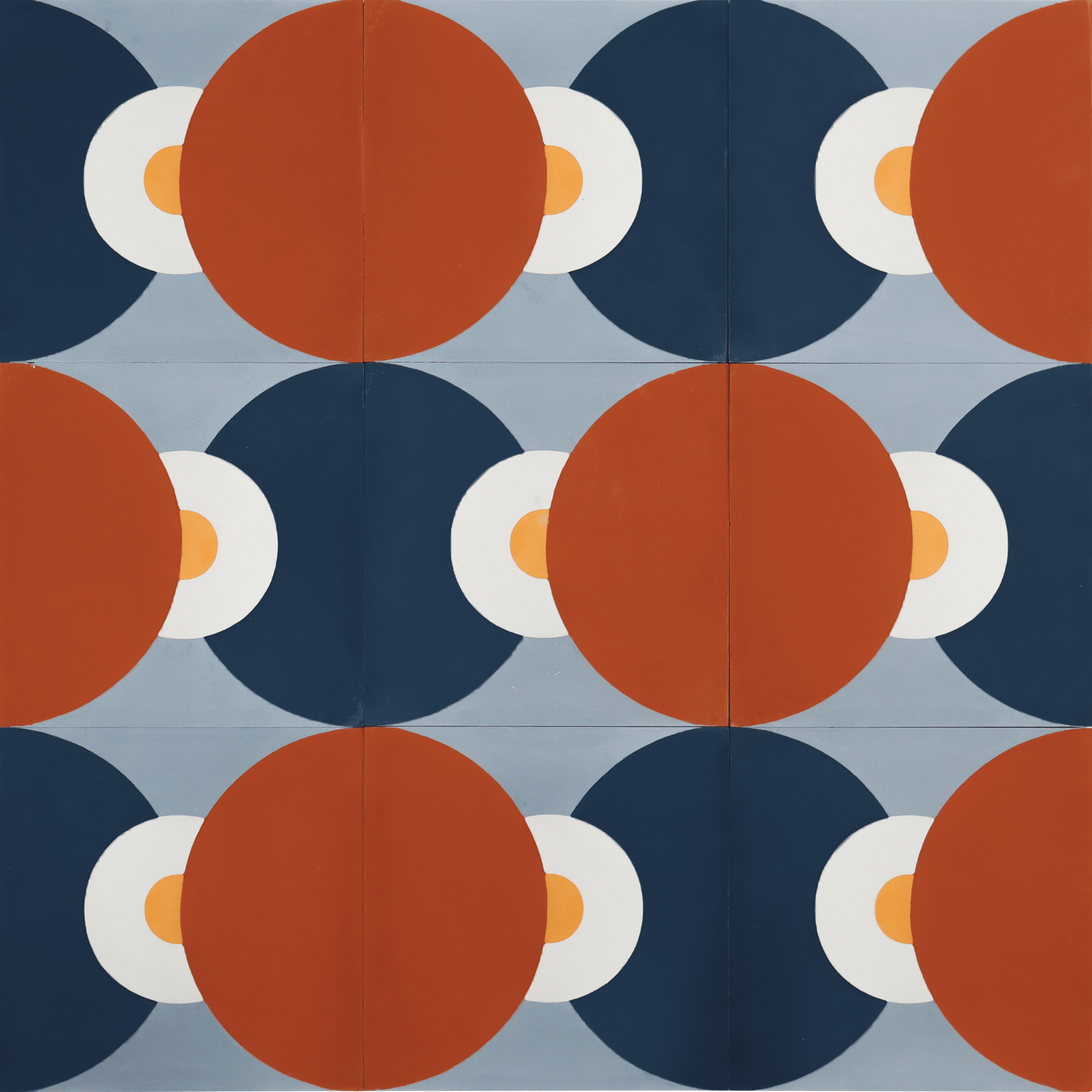 Blue Eclipse Encounter Cement Tile - Cemento Collection