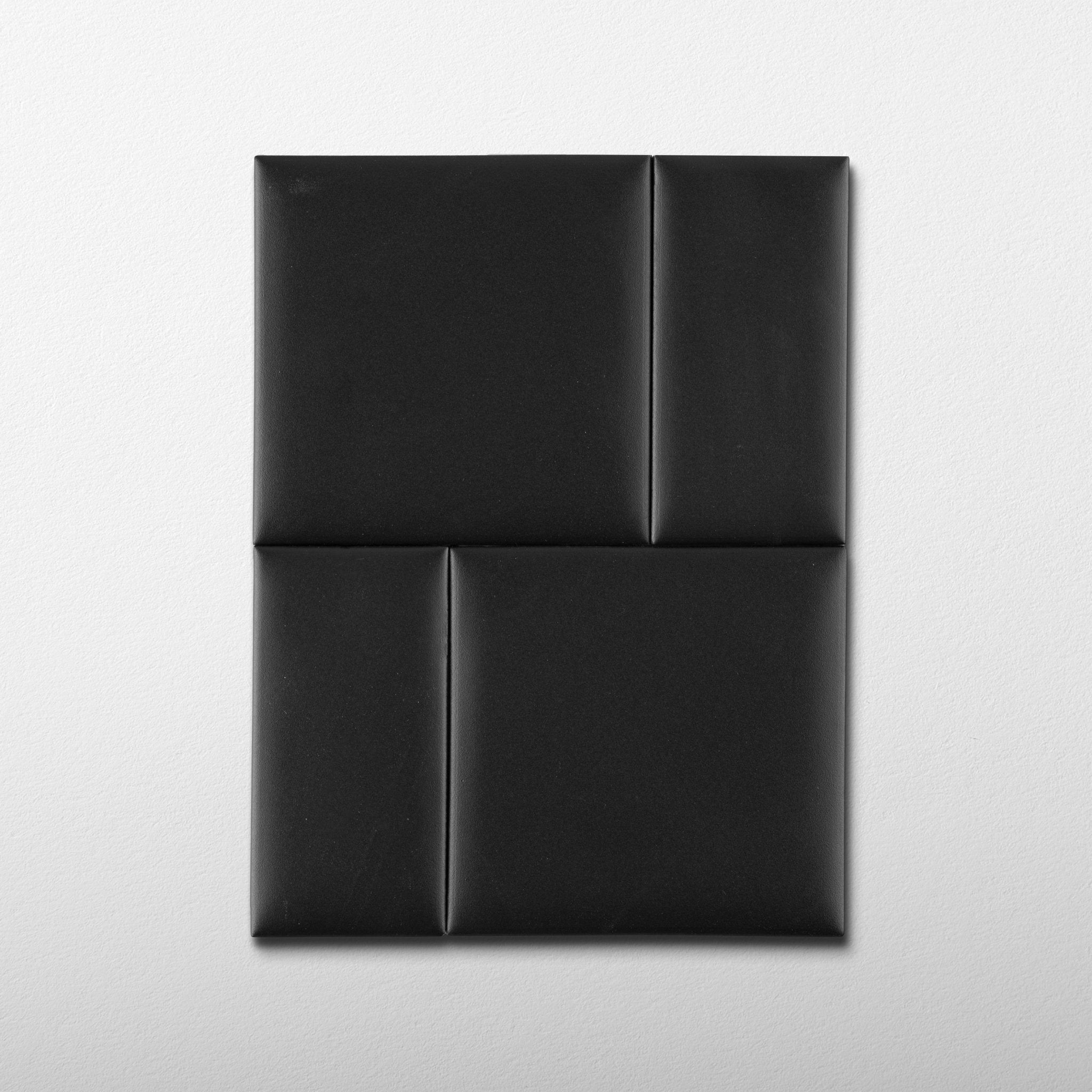 Bonbon 2.25x4.5 Black Grape Matte Porcelain Tile - Cemento Collection