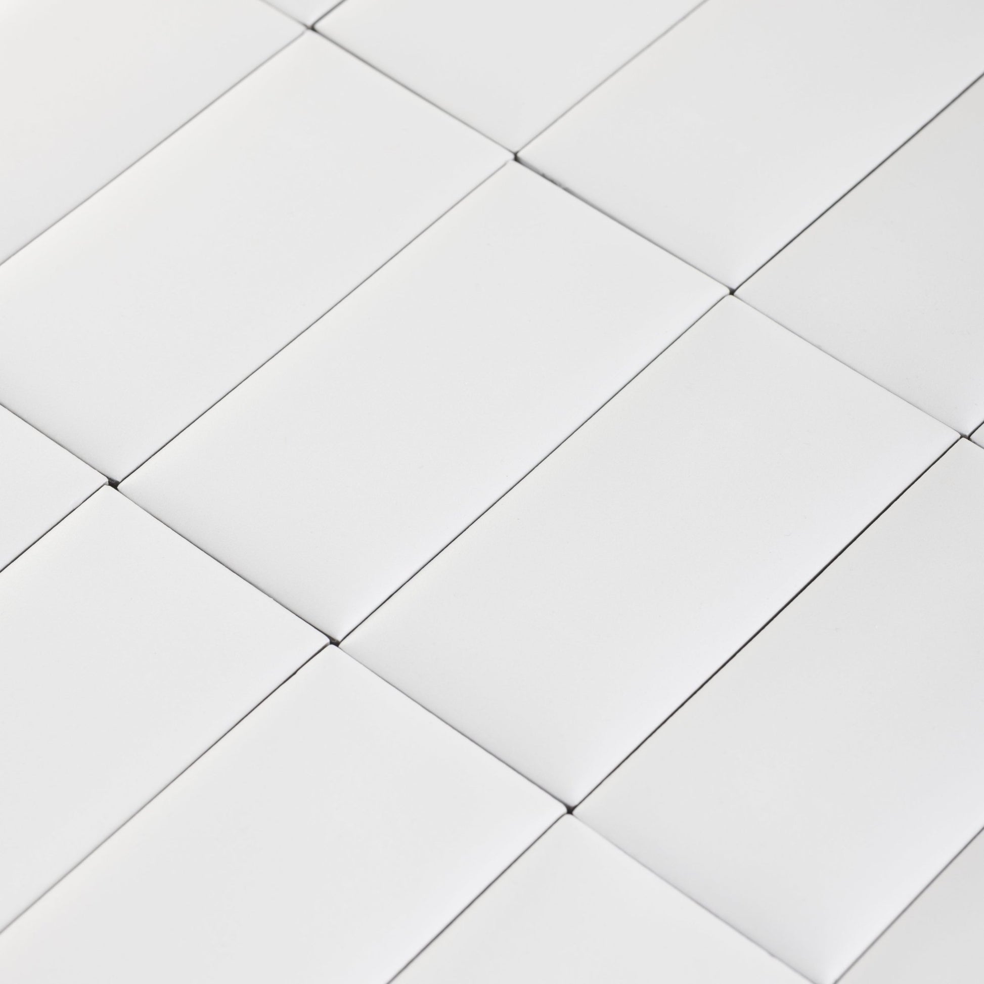 Bonbon 2.25x4.5 Coconut Matte Porcelain Tile - Cemento Collection