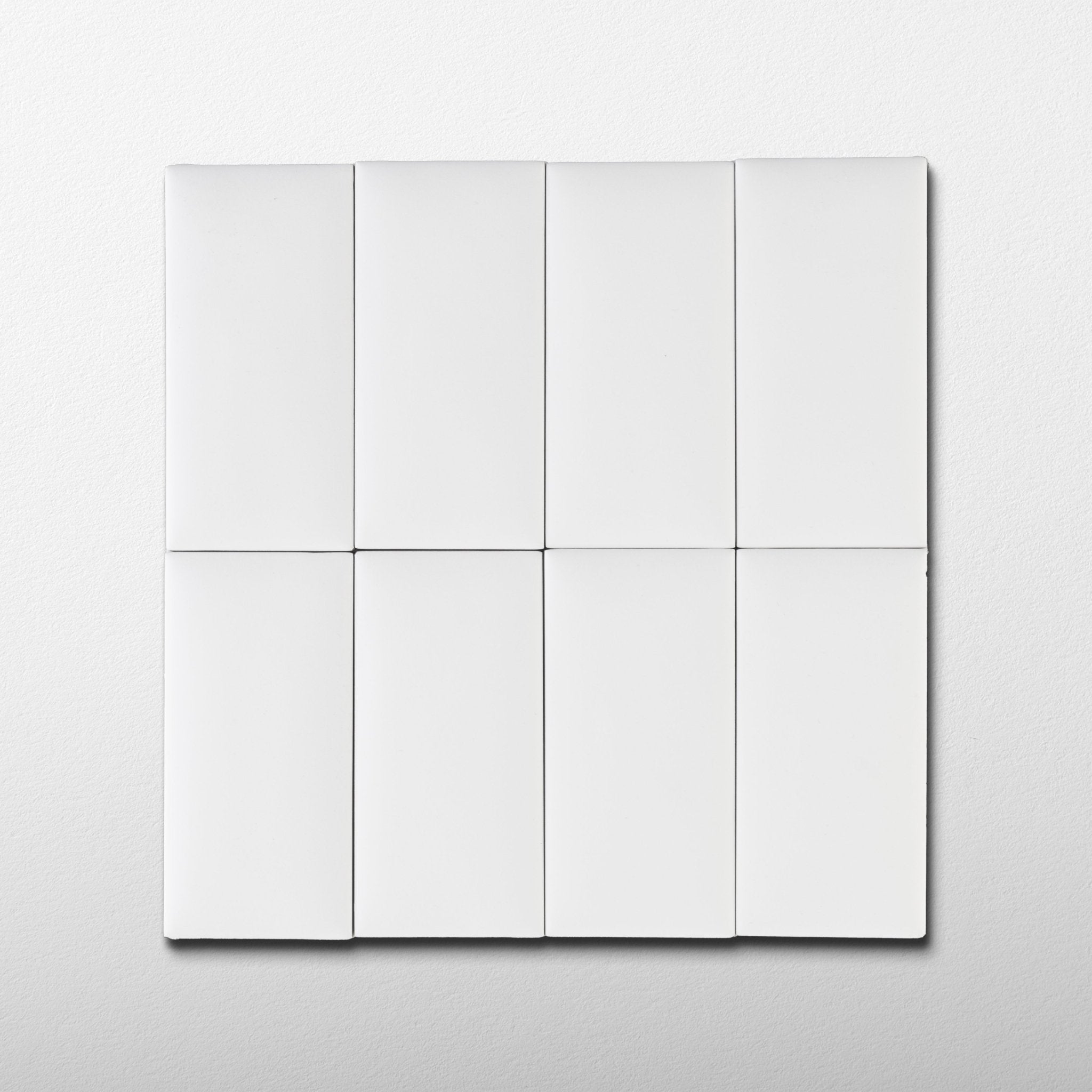 Bonbon 2.25x4.5 Coconut Matte Porcelain Tile - Cemento Collection