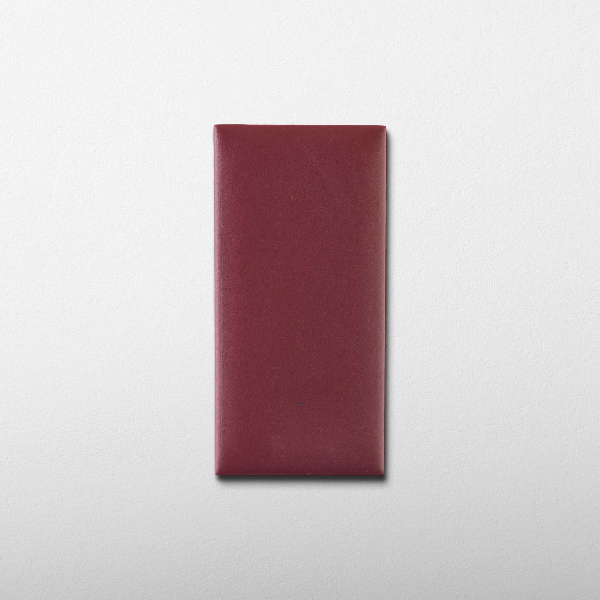 Bonbon 2.25x4.5 Cranberry Matte Porcelain Tile - Cemento Collection
