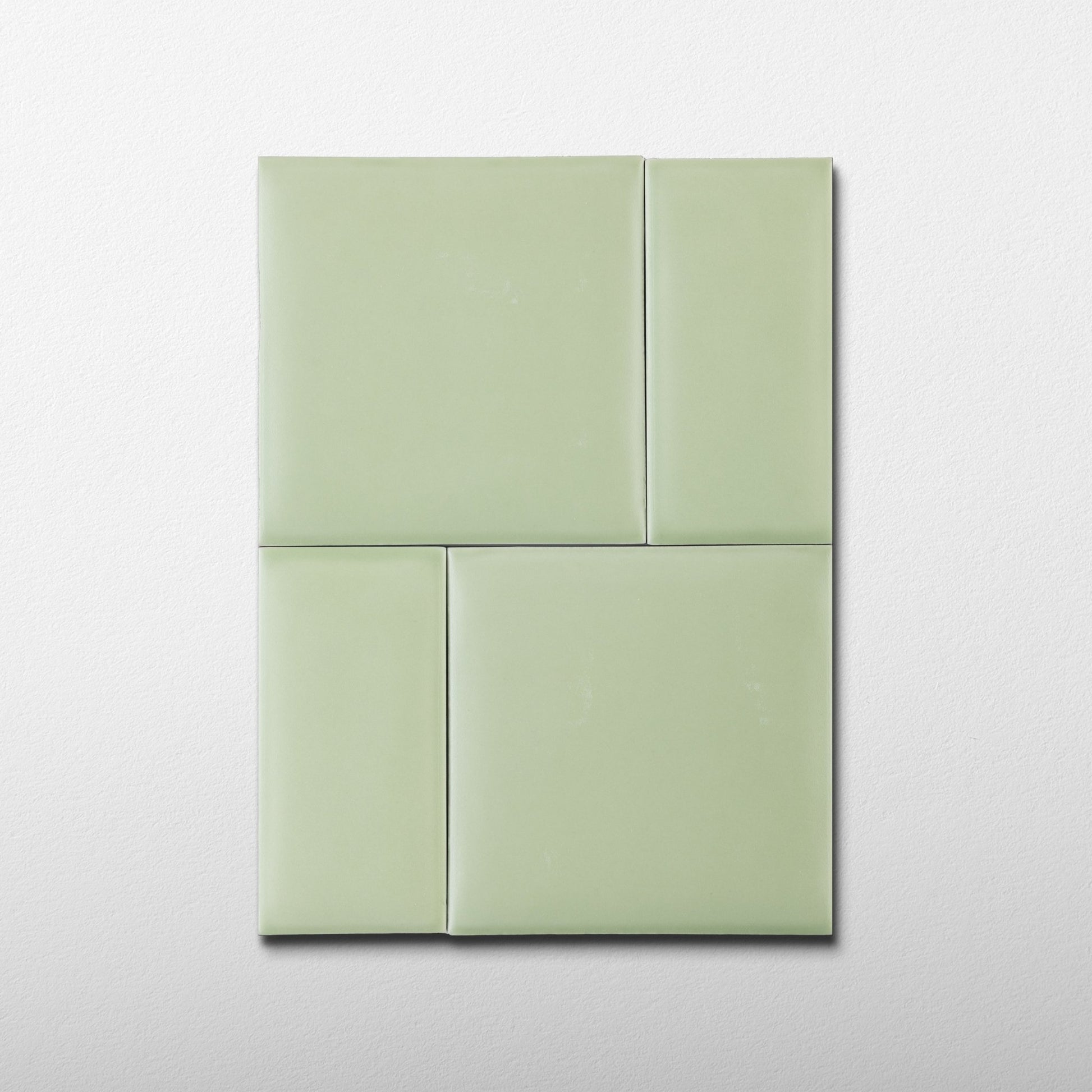 Bonbon 2.25x4.5 Lime Green Matte Porcelain Tile - Cemento Collection