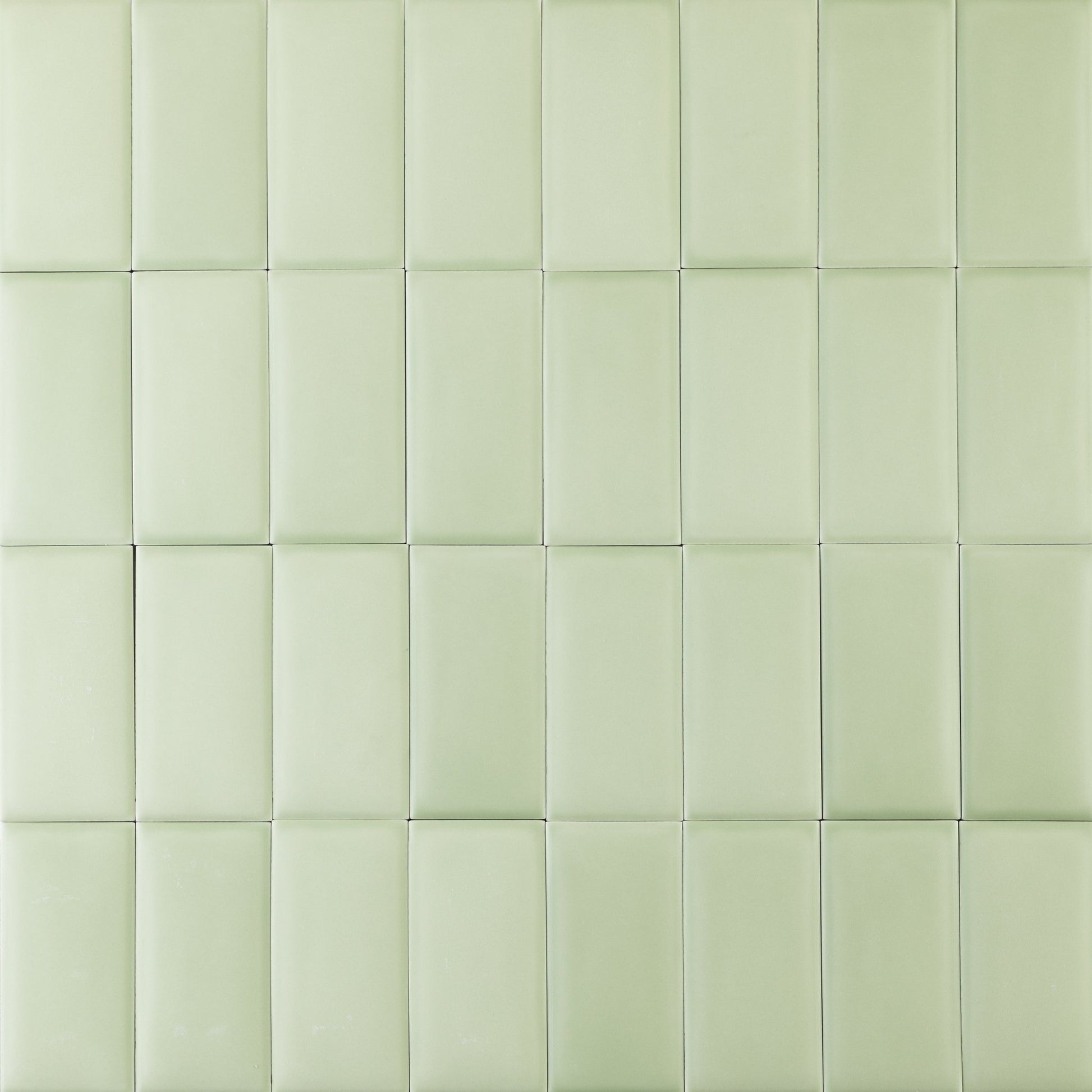 Bonbon 2.25x4.5 Lime Green Matte Porcelain Tile - Cemento Collection