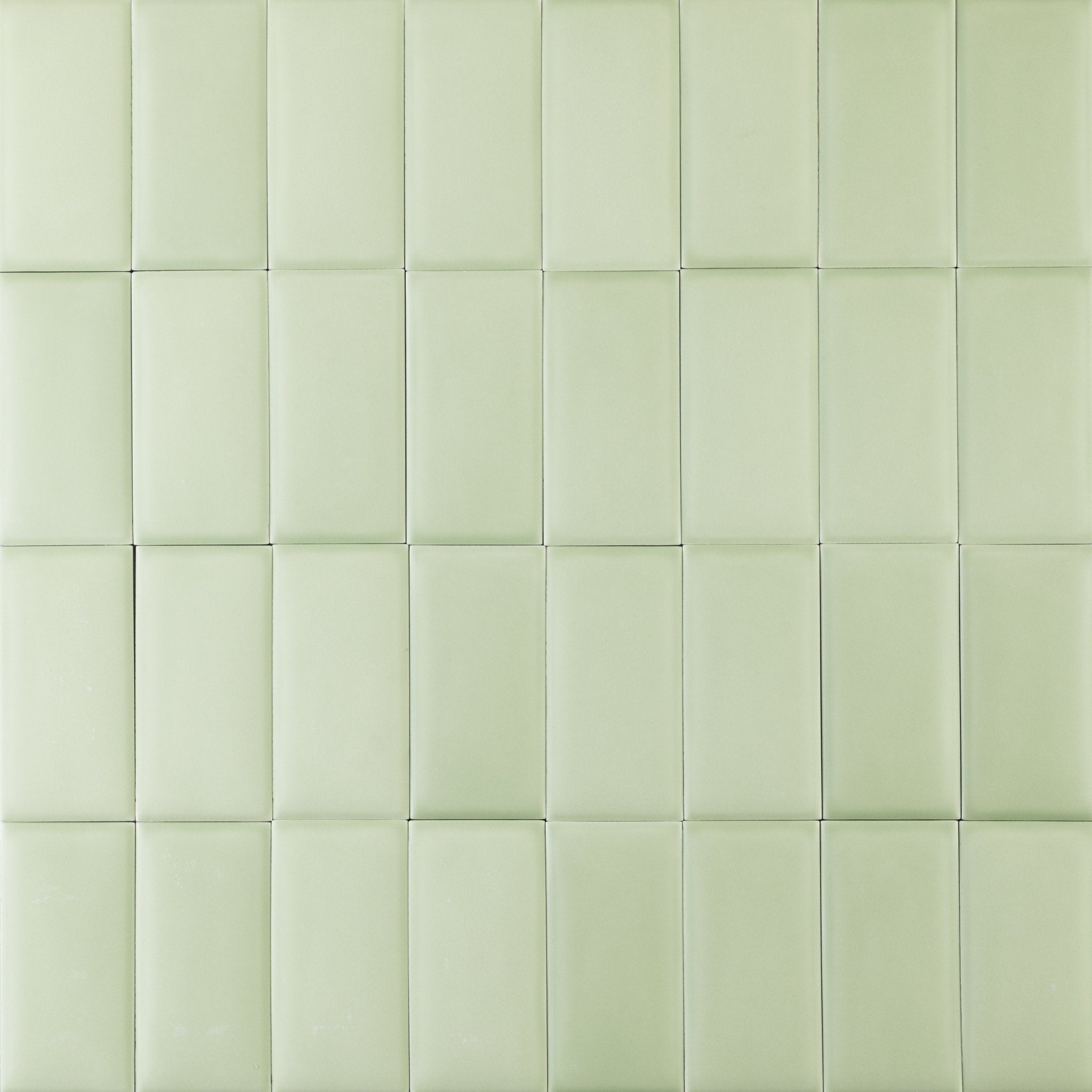 Bonbon 2.25x4.5 Lime Green Matte Porcelain Tile - Cemento Collection