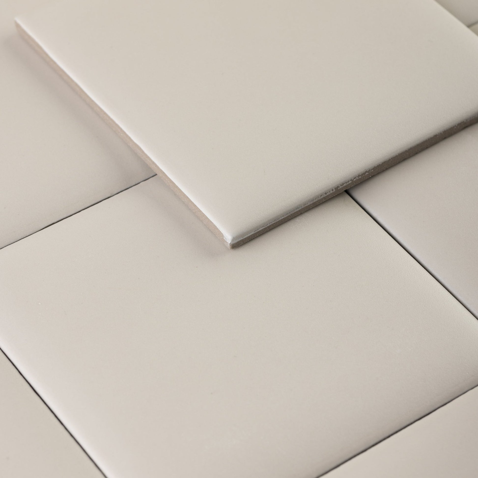 Bonbon 4.5x4.5 Banana Shake Matte Porcelain Tile - Cemento Collection