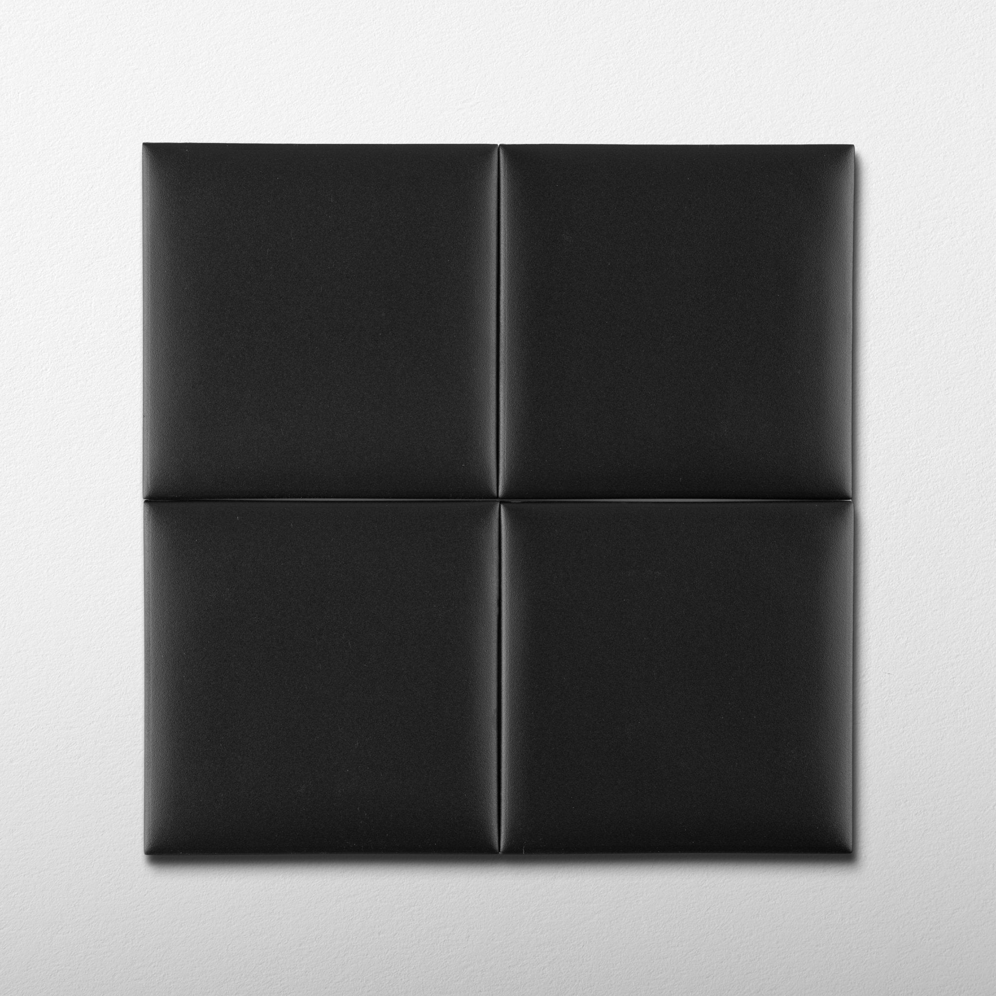 Bonbon 4.5x4.5 Black Grape Matte Porcelain Tile - Cemento Collection