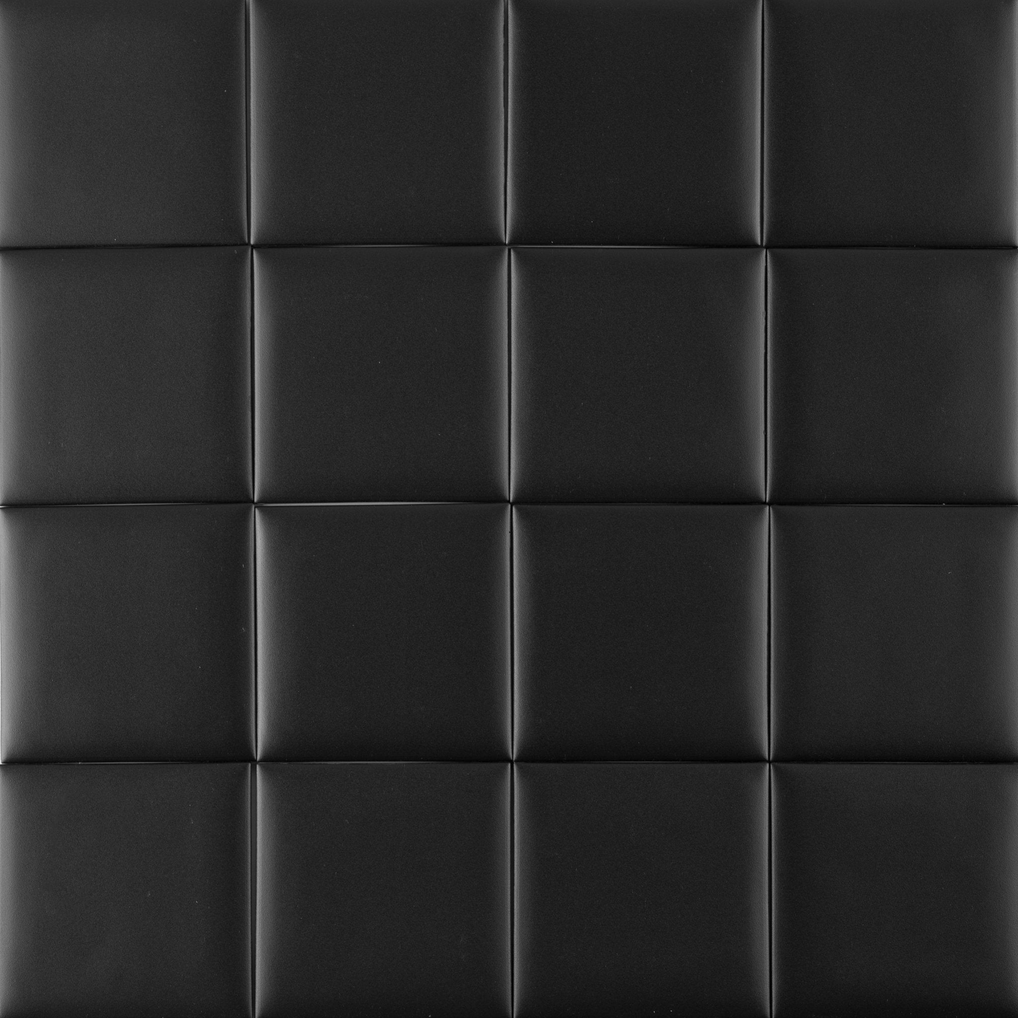 Bonbon 4.5x4.5 Black Grape Matte Porcelain Tile - Cemento Collection