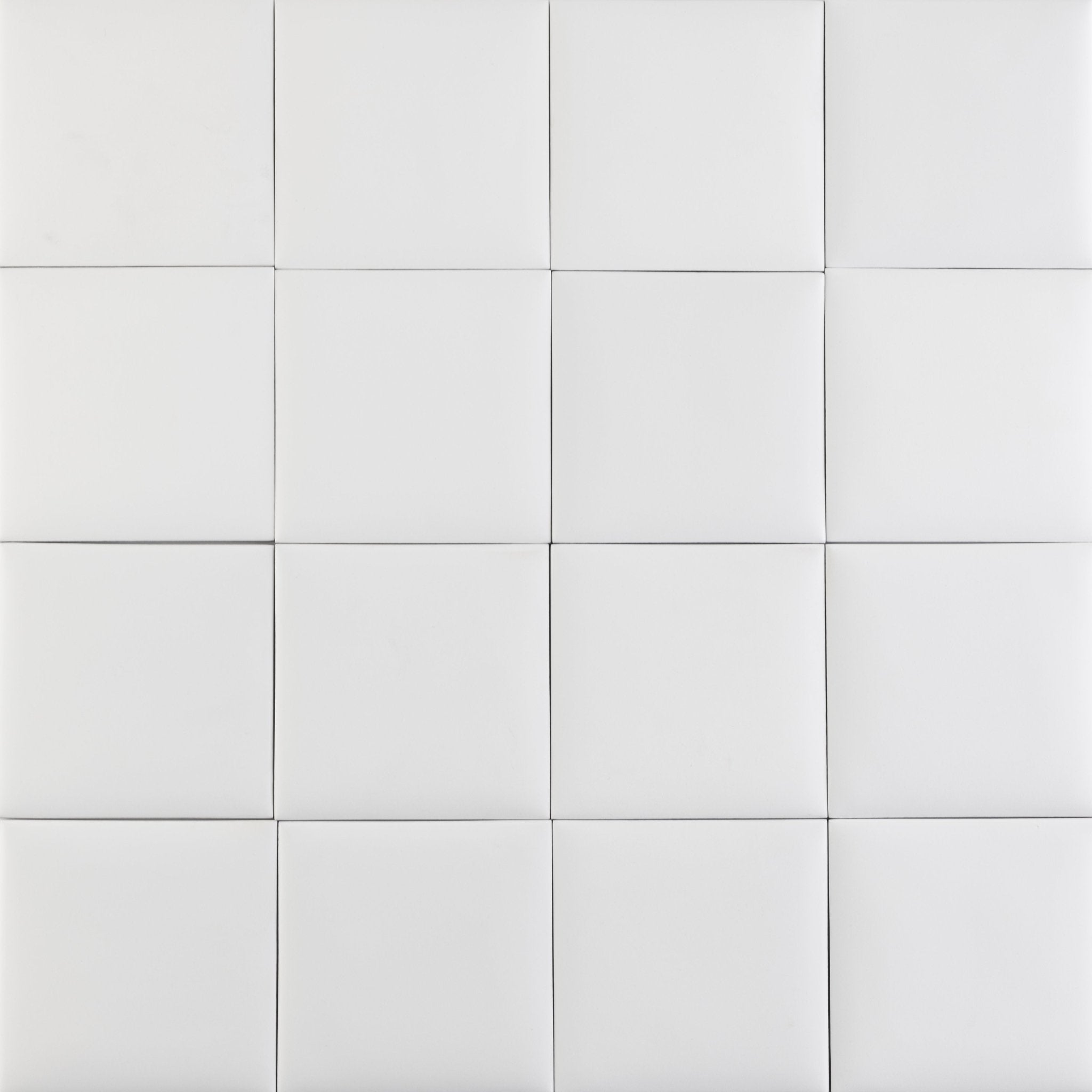 Bonbon 4.5x4.5 Coconut Matte Porcelain Tile - Cemento Collection