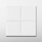 Bonbon 4.5x4.5 Coconut Matte Porcelain Tile - Cemento Collection